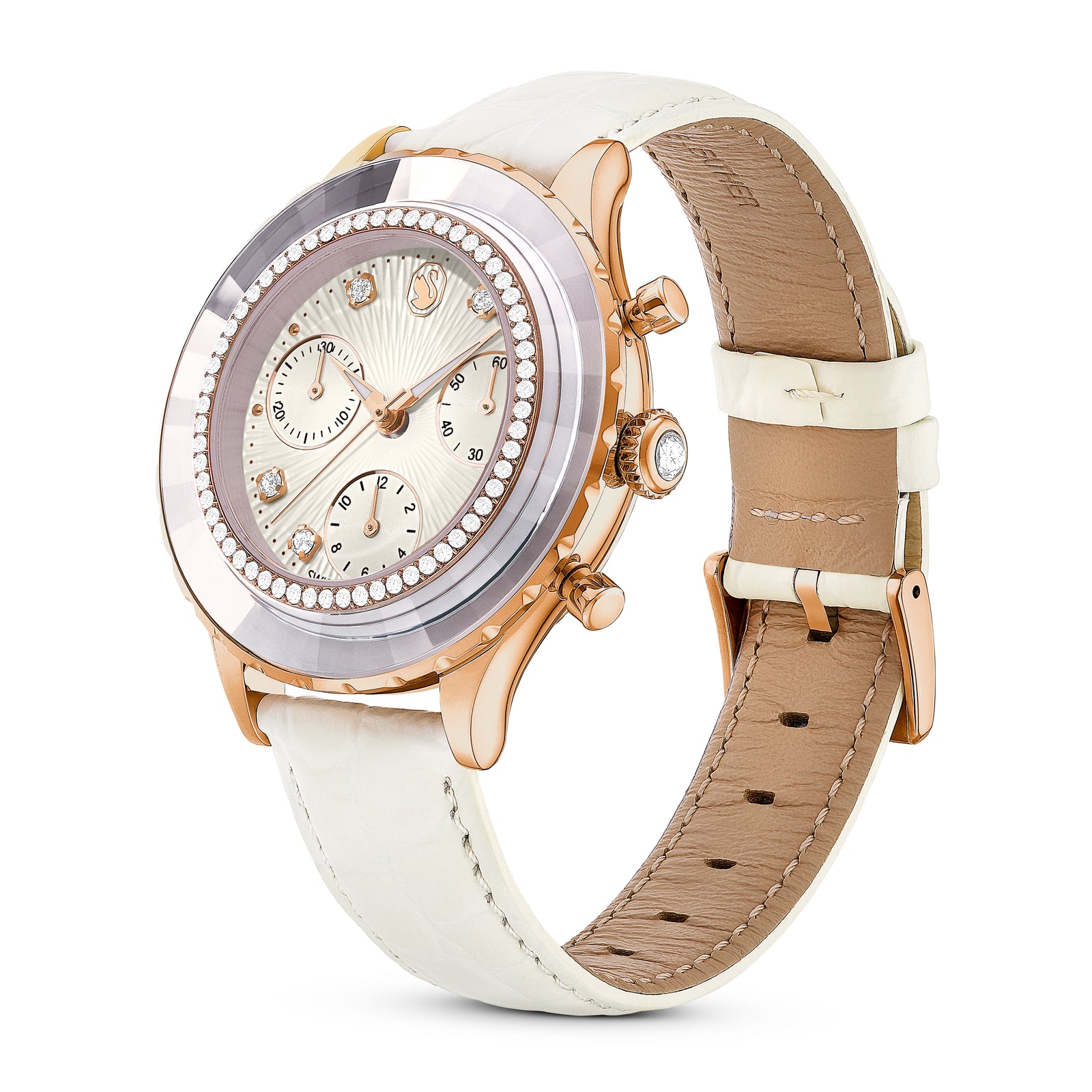 Ivory Octea Chrono Watch by Swarovski