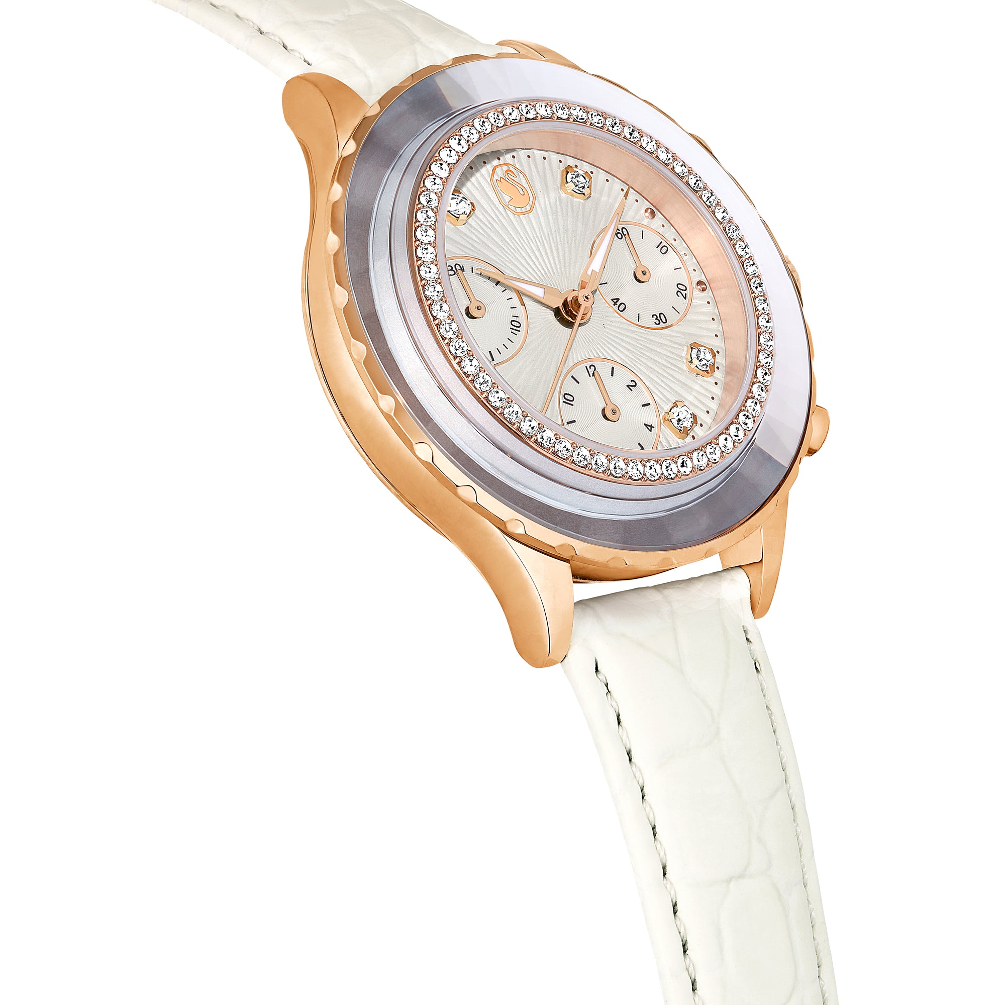 Ivory Octea Chrono Watch by Swarovski