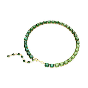 Millenia Green Tennis Necklace by Swarovski
