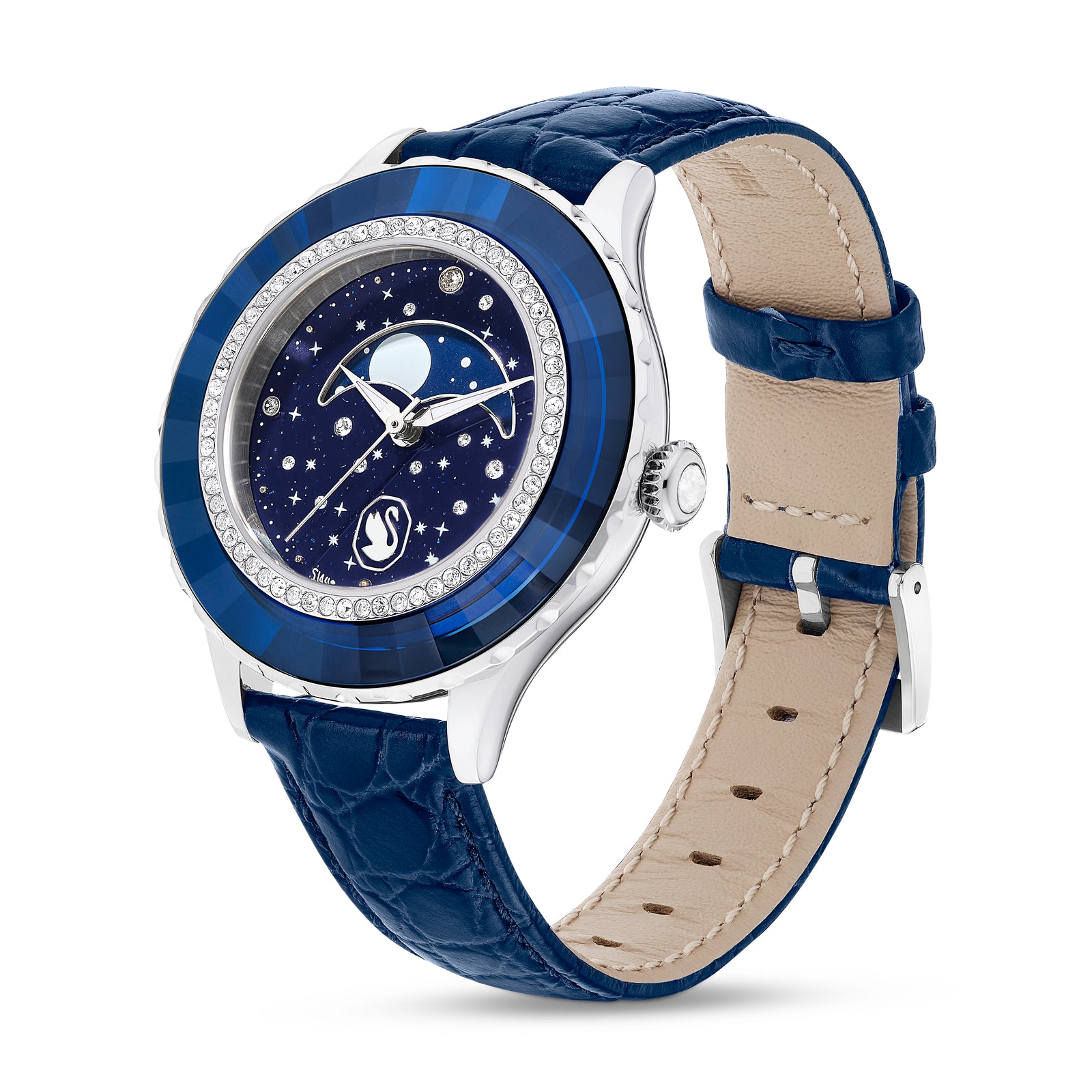 Blue Octea Moon Watch by Swarovski
