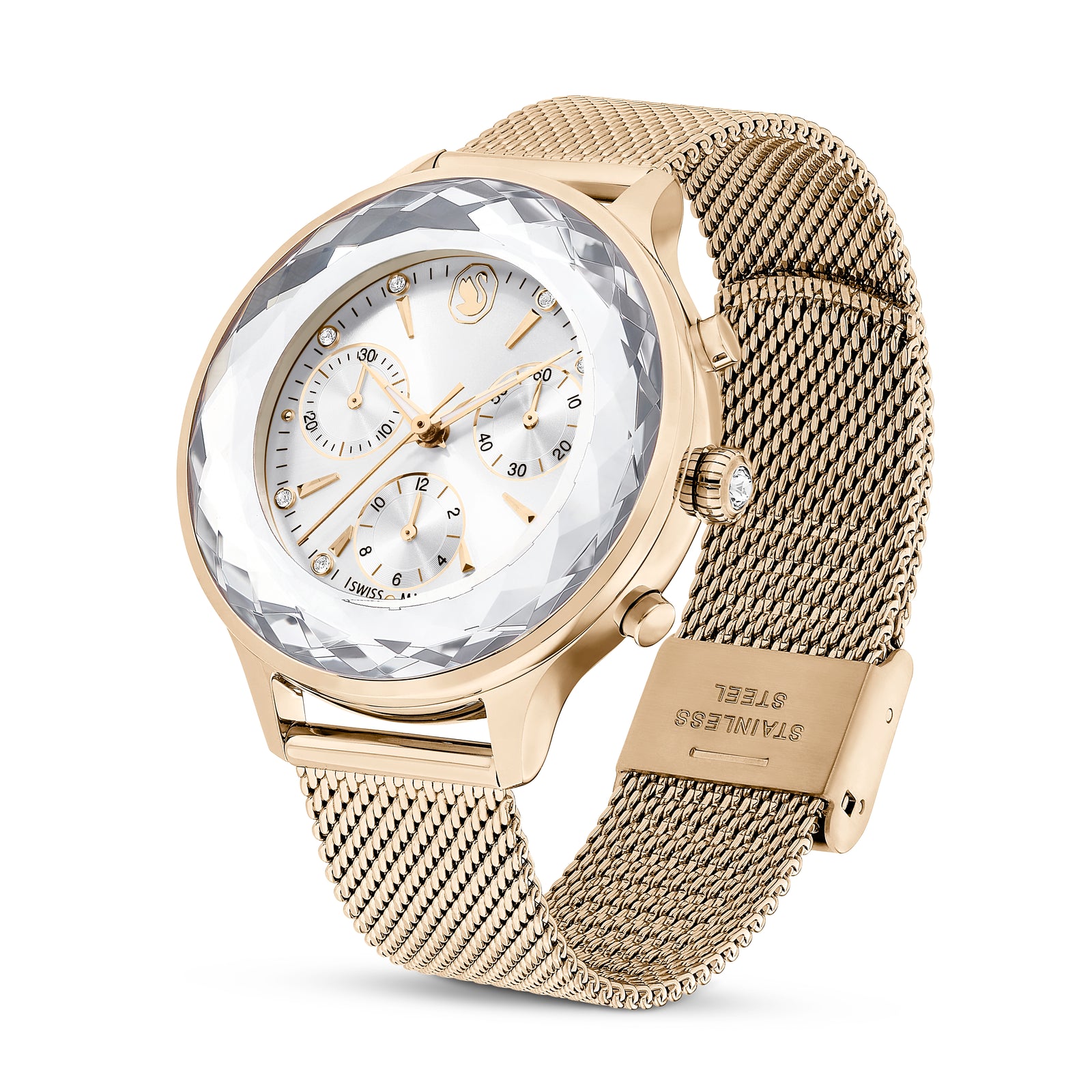 Gold Nova Chrono Watch by Swarovski