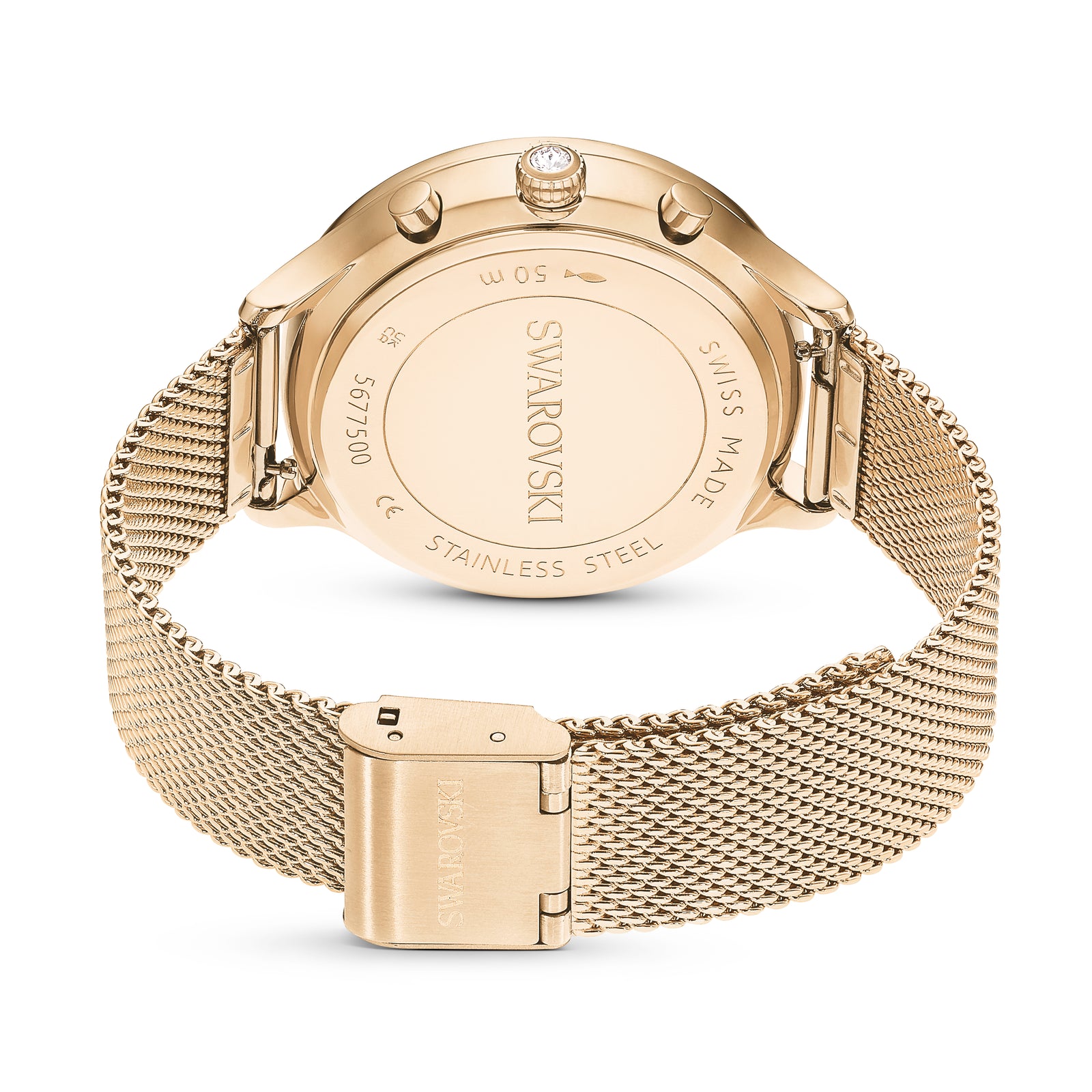 Gold Nova Chrono Watch by Swarovski
