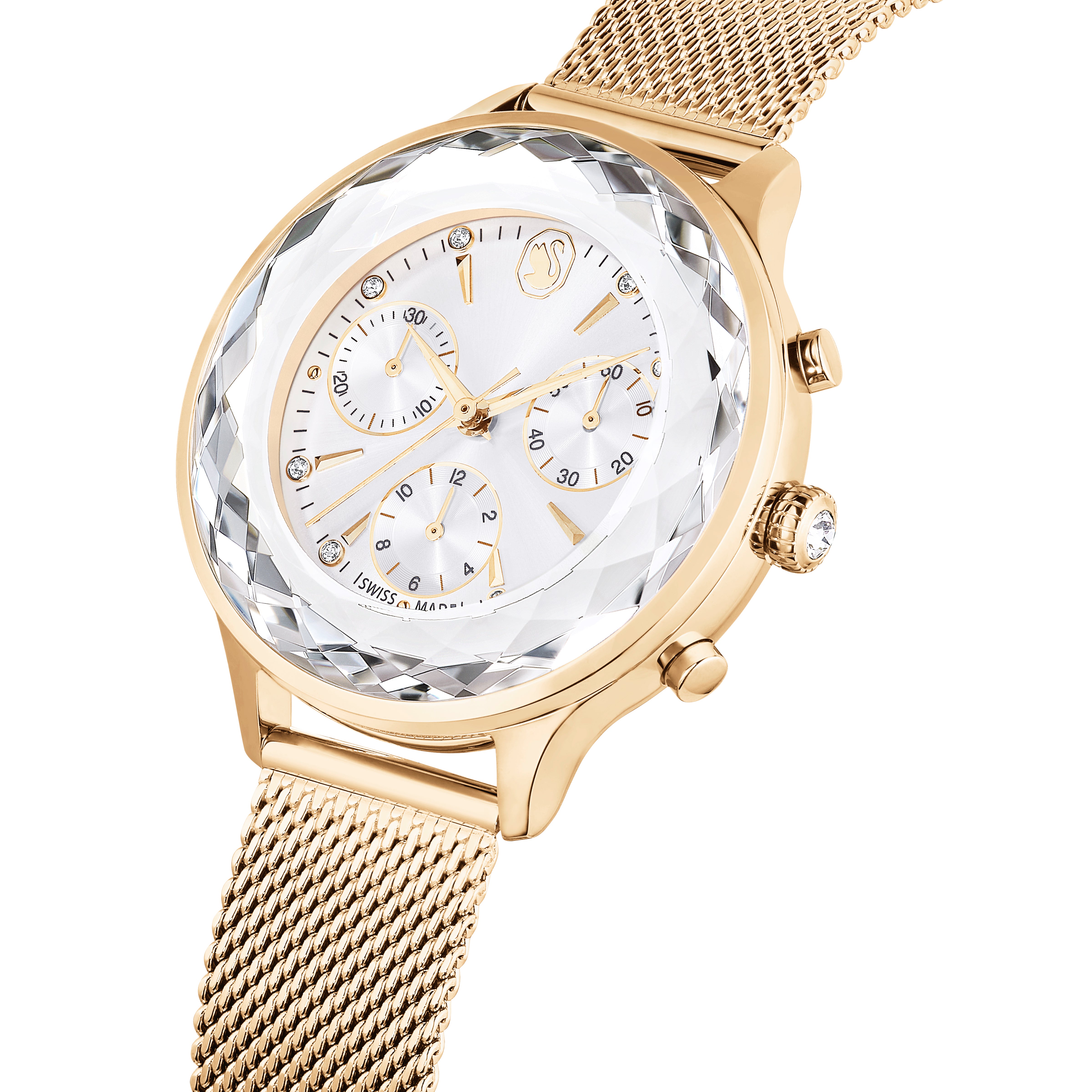 swarovski Nova Chrono WATCH 腕時計　ゴールド Gold Nova Chrono Watch by Swarovski available at Talisman