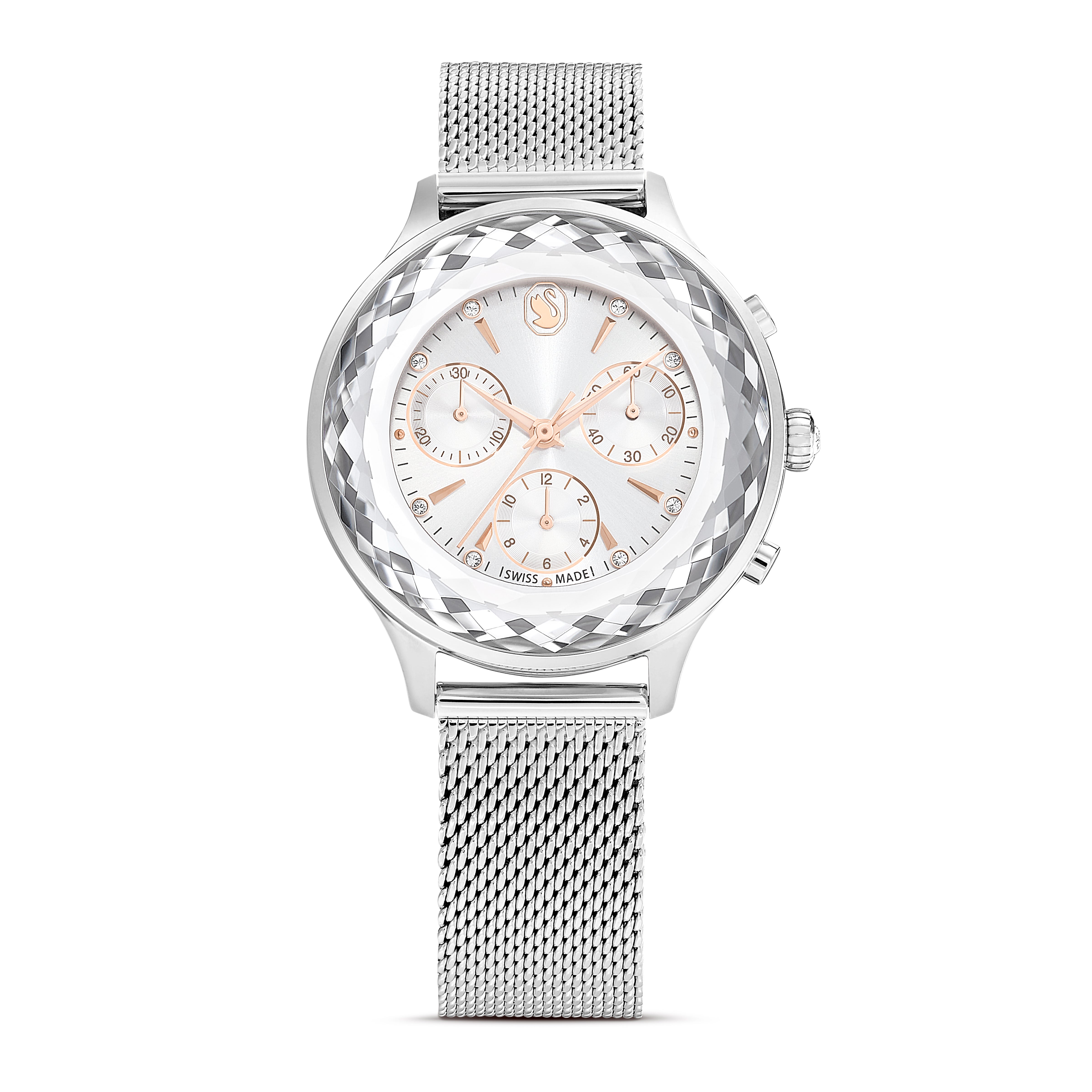 White Nova Chrono Watch by Swarovski available at Talisman