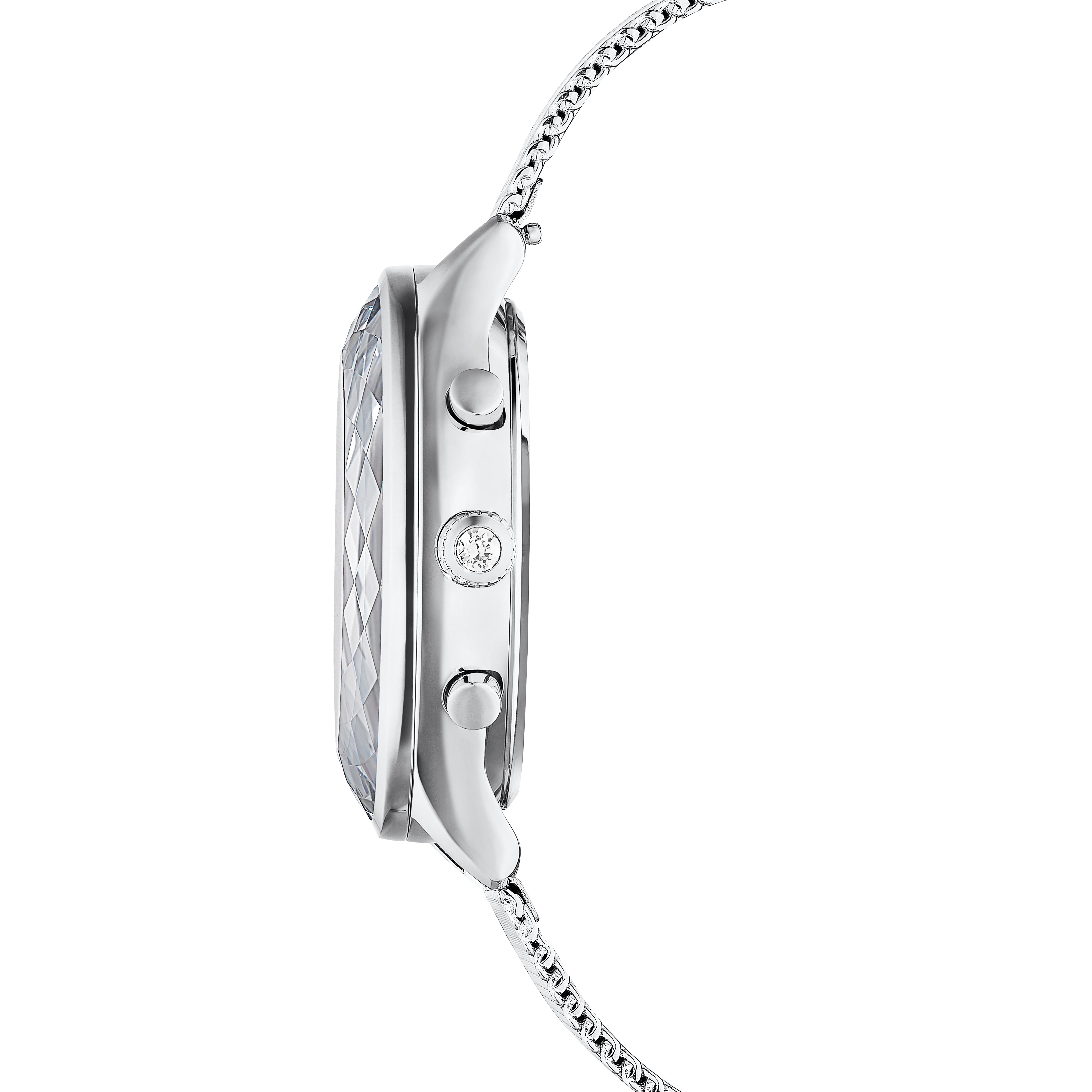 White Nova Chrono Watch by Swarovski