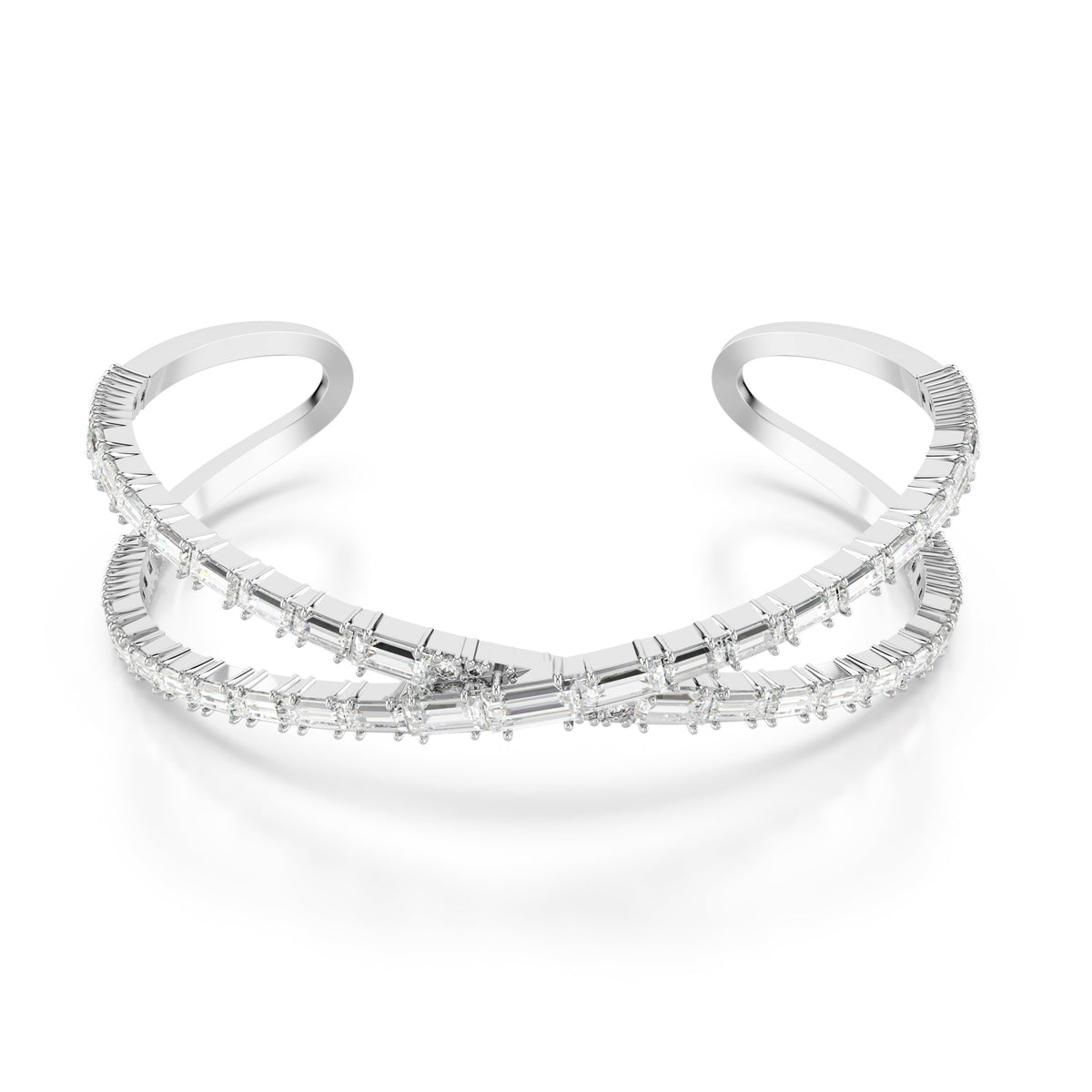 Large White Hyperbola Bracelet by Swarovski