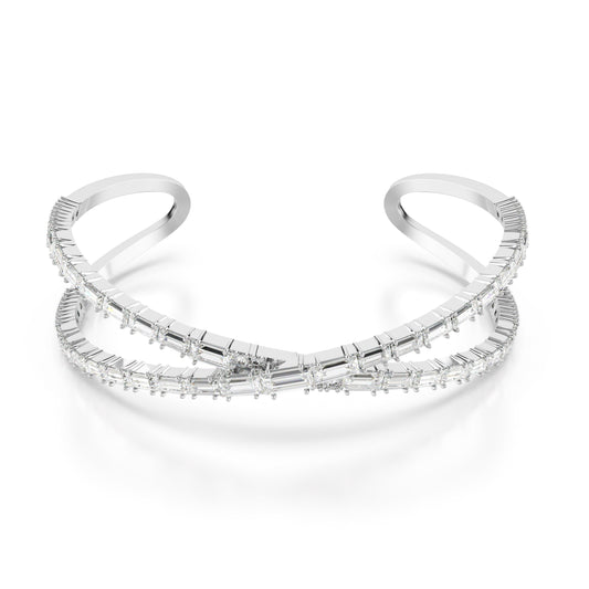 Large White Hyperbola Bracelet by Swarovski