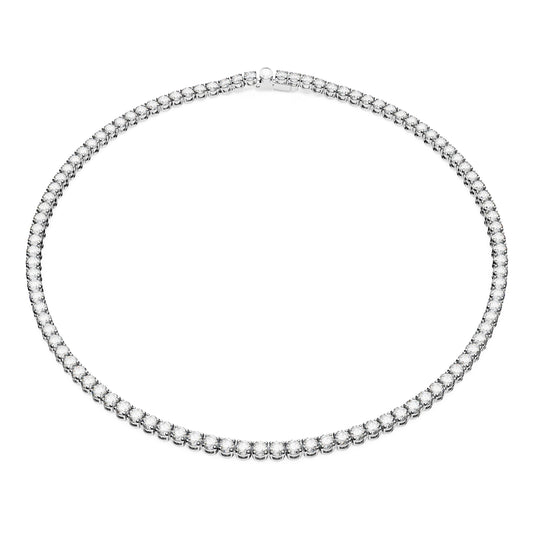 Large Matrix Tennis Necklace by Swarovski