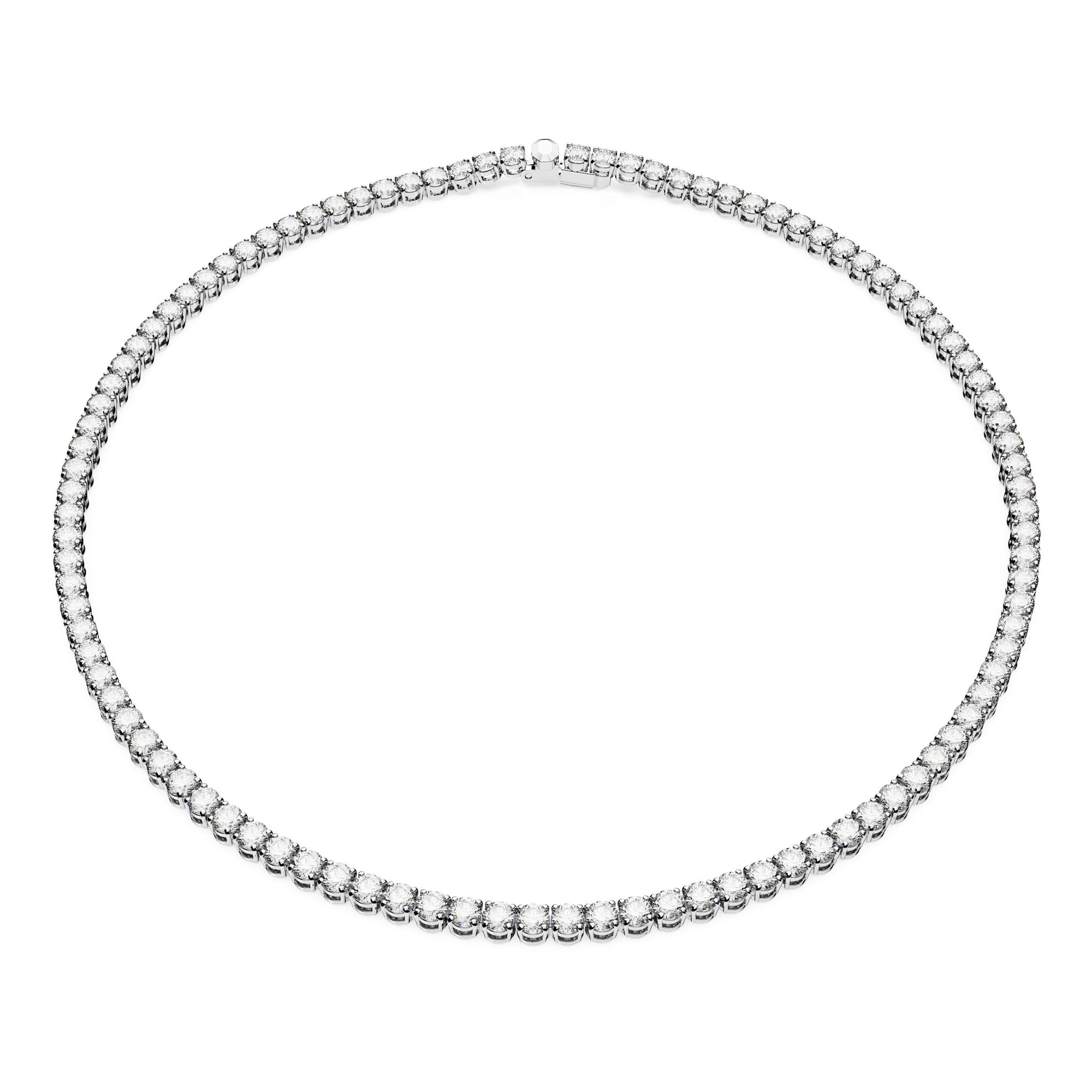 Large Matrix Tennis Necklace by Swarovski