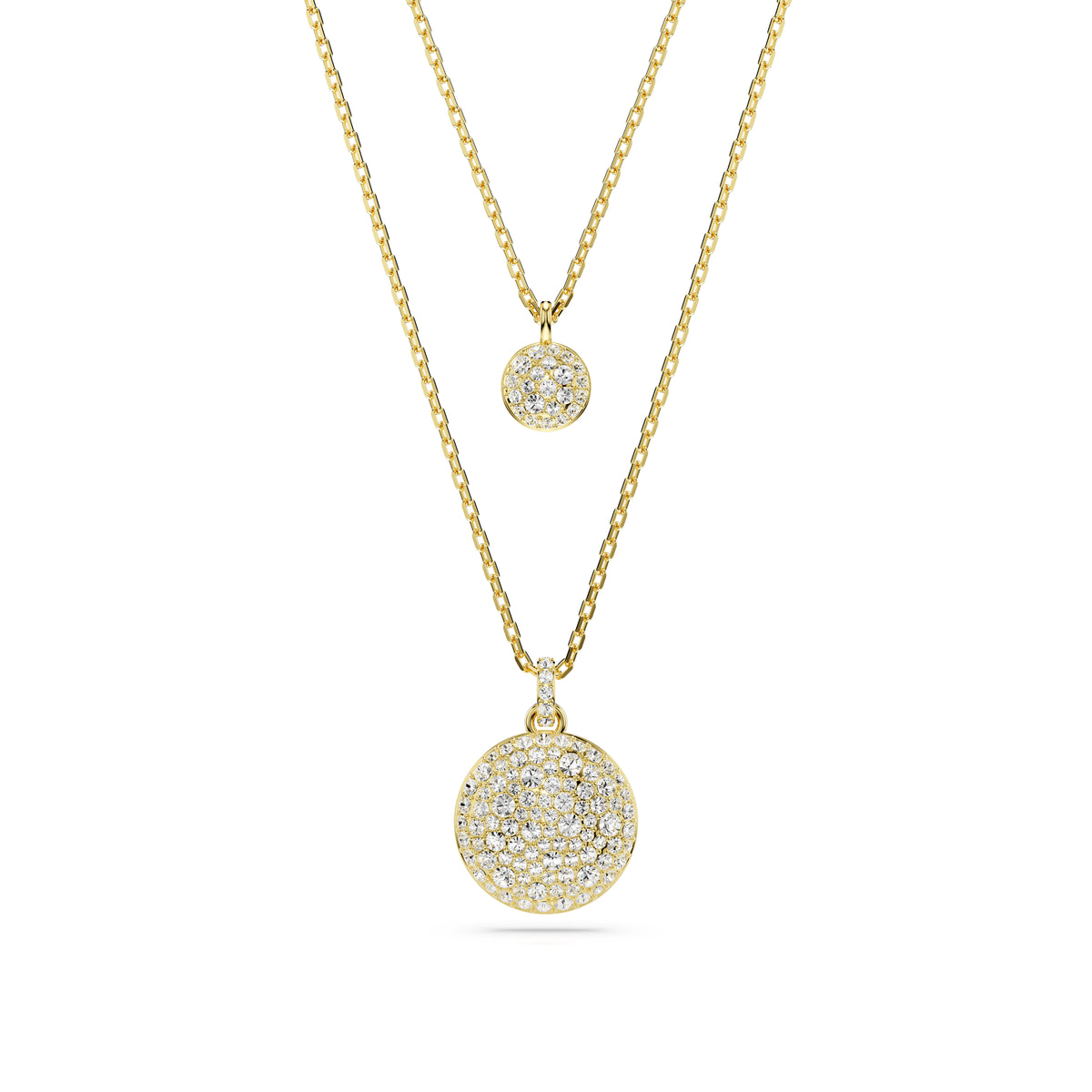 Gold Sublima Layered Pendant by Swarovski