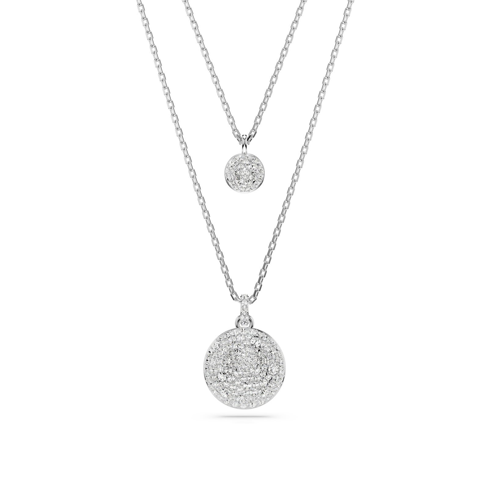 Sublima Layered Pendant Necklace by Swarovski