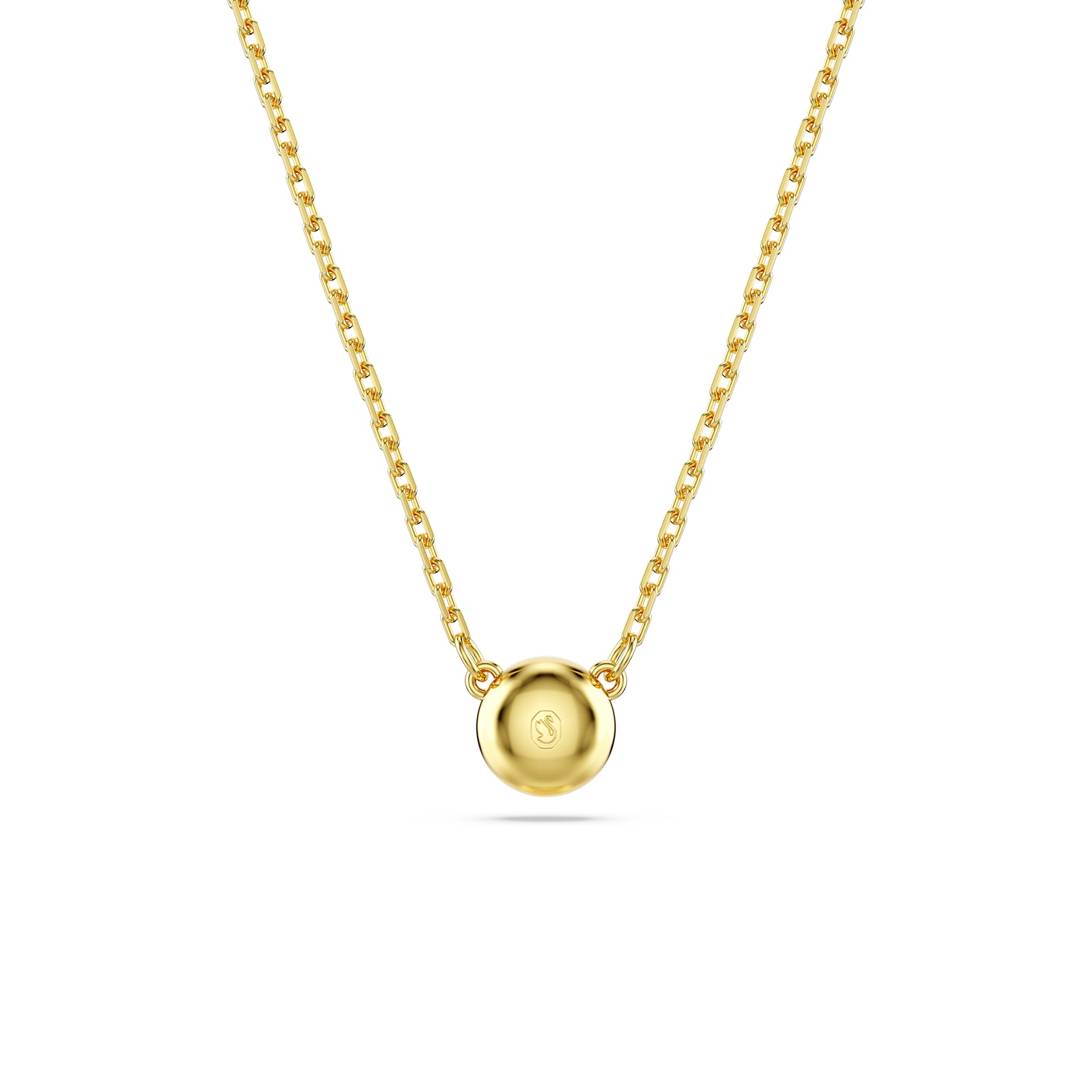 Gold Imber Solitaire Pendant by Swarovski