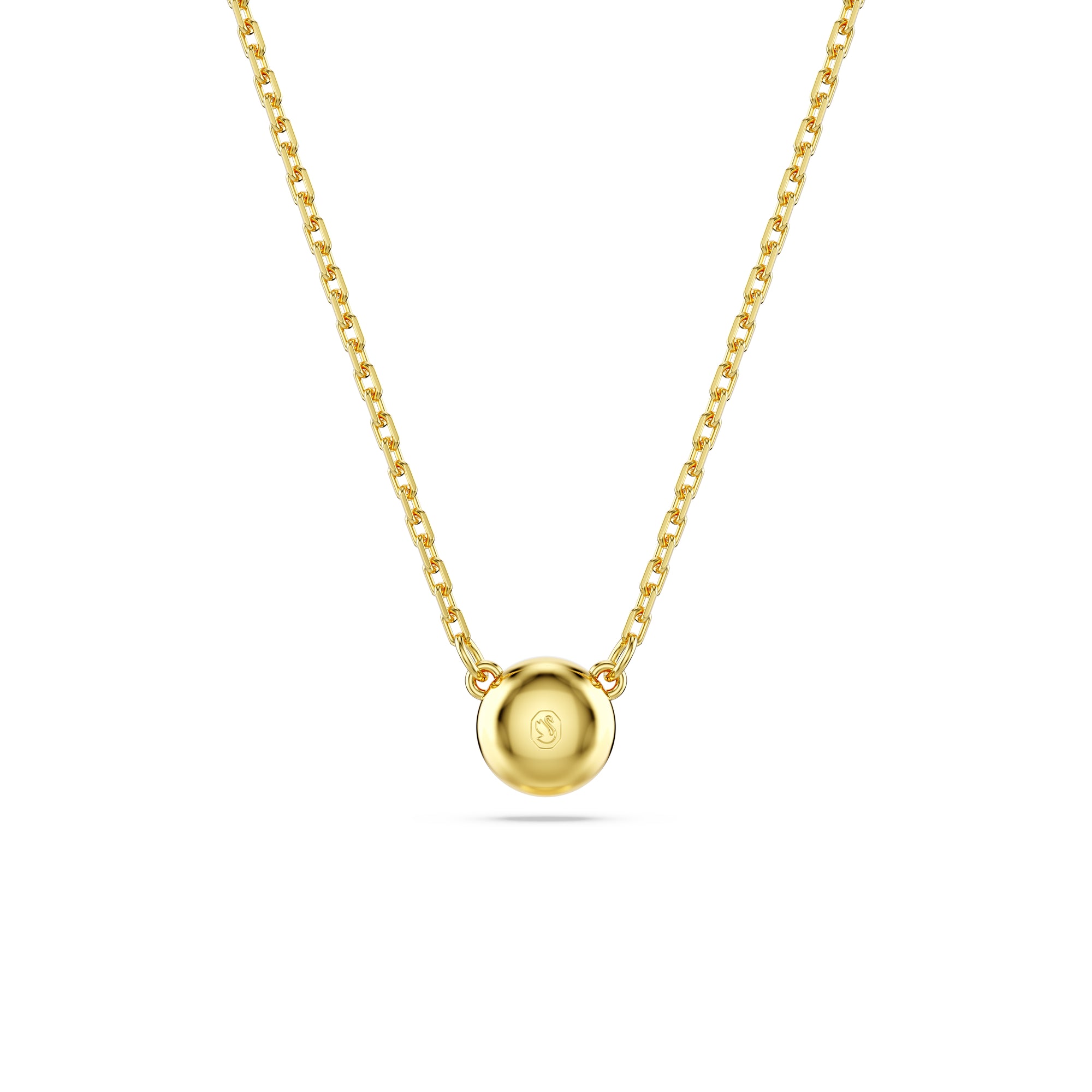 Gold Imber Solitaire Pendant by Swarovski