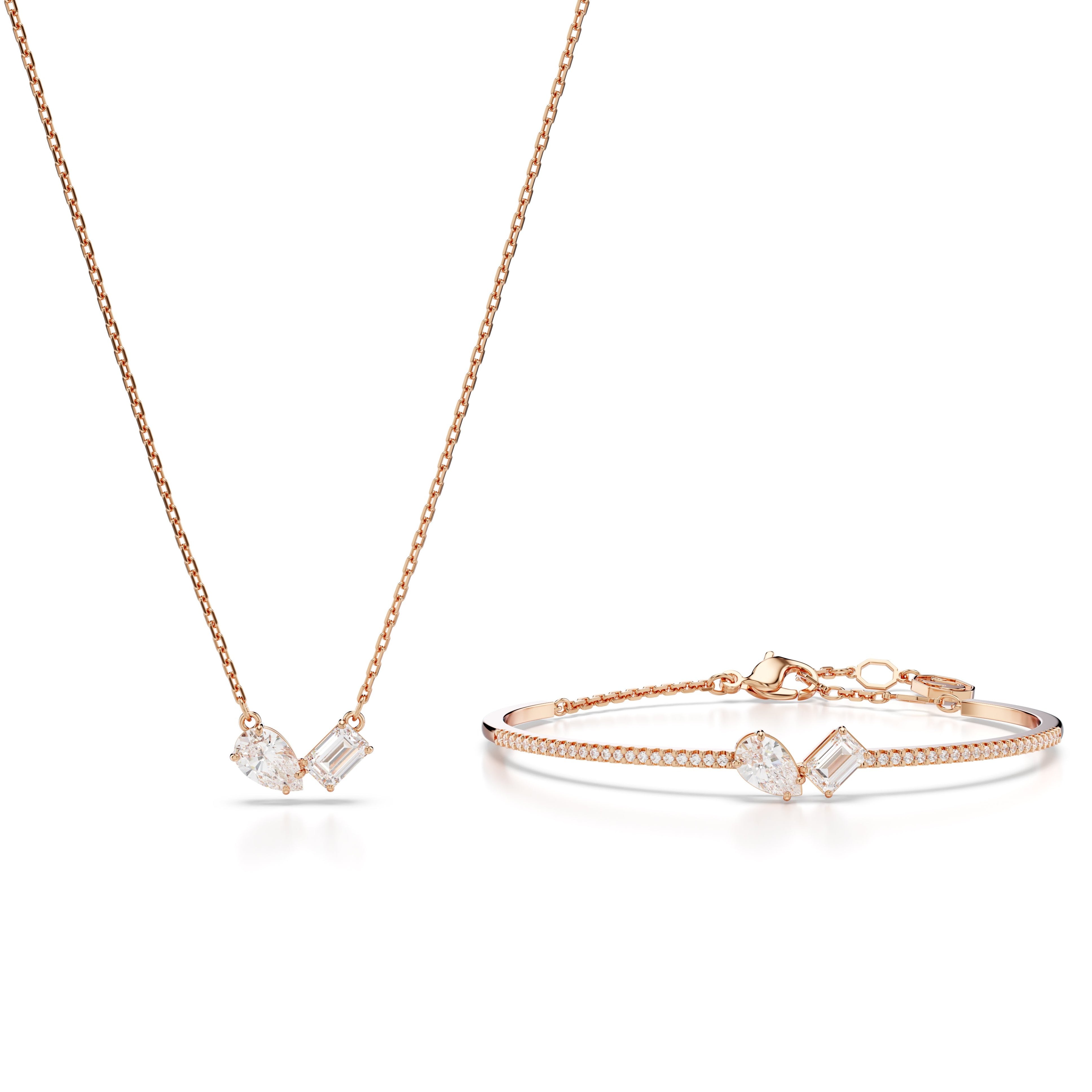 White Mesmera Set by Swarovski