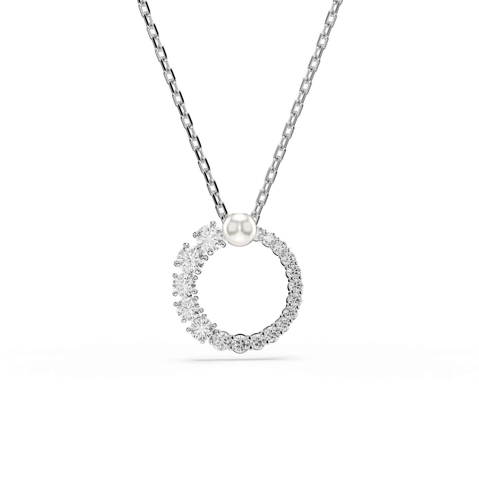 Open Circle Matrix Pendant by Swarovski