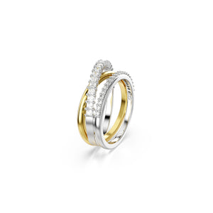 Two-Tone Hyperbola Ring by Swarovski