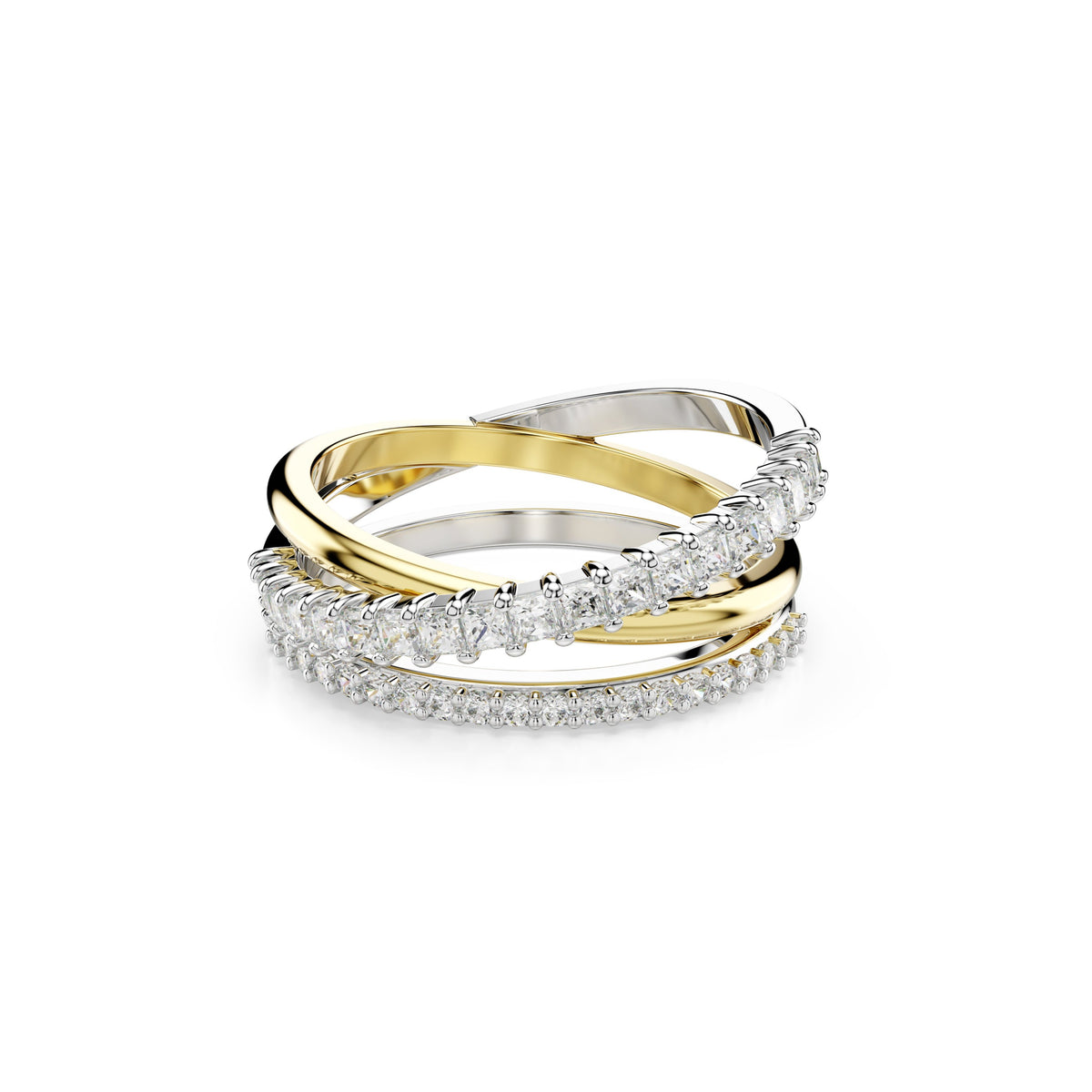 Hyperbola Ring by Swarovski
