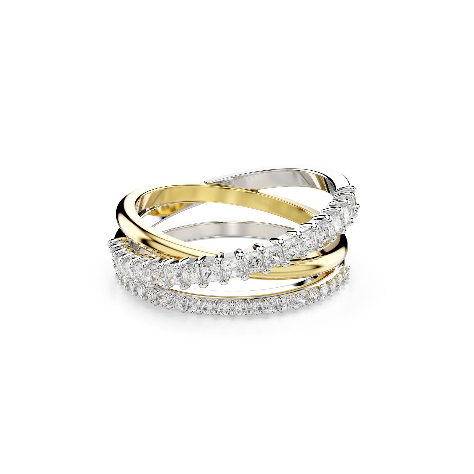 Hyperbola Ring by Swarovski