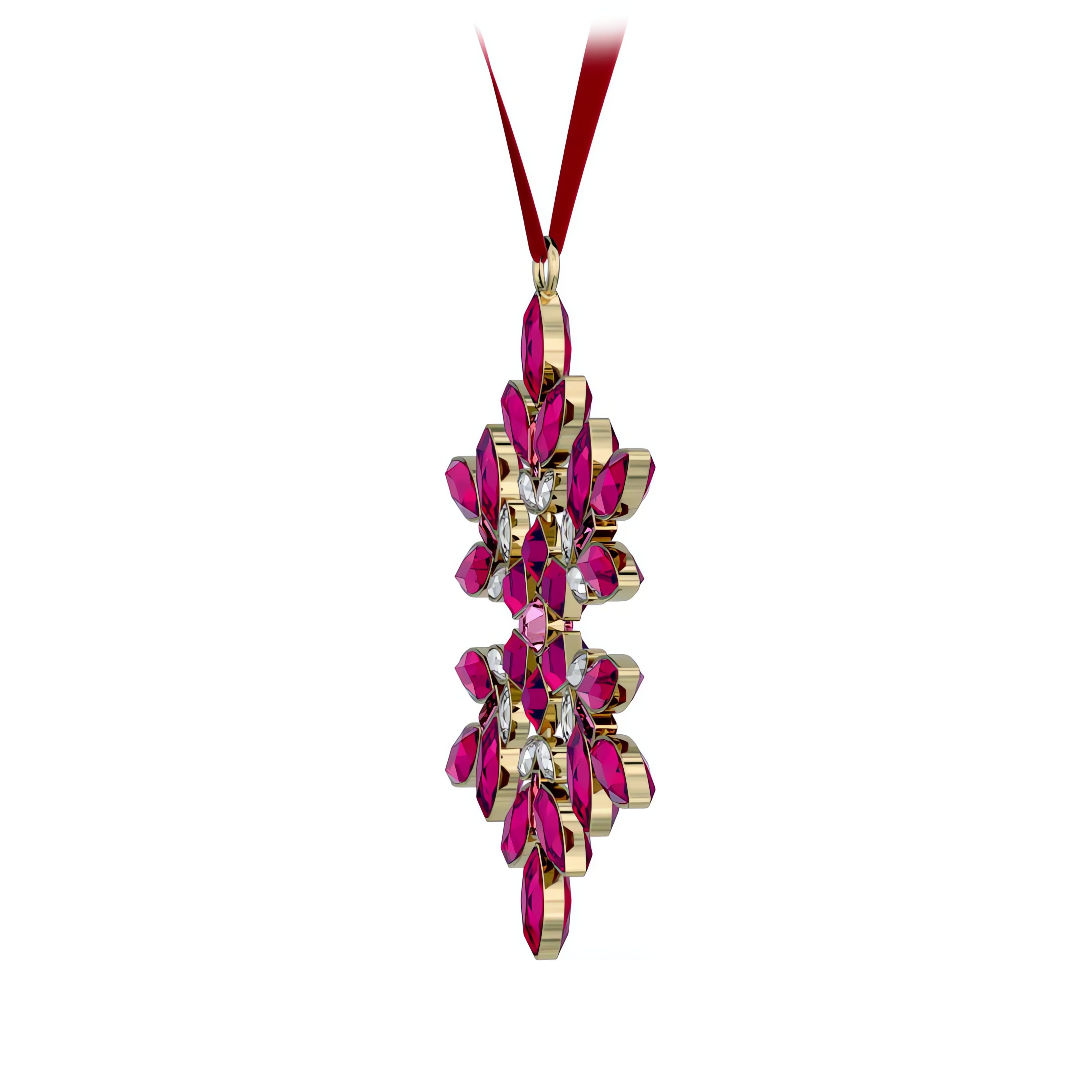Red Gema Holiday Ornament by Swarovski