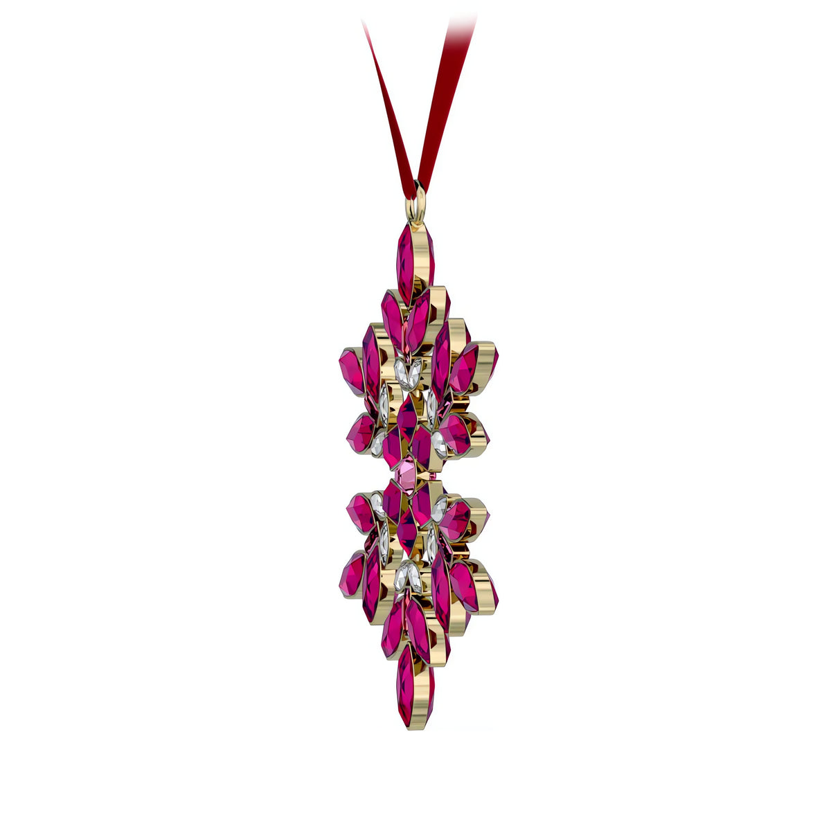 Red Gema Holiday Ornament by Swarovski