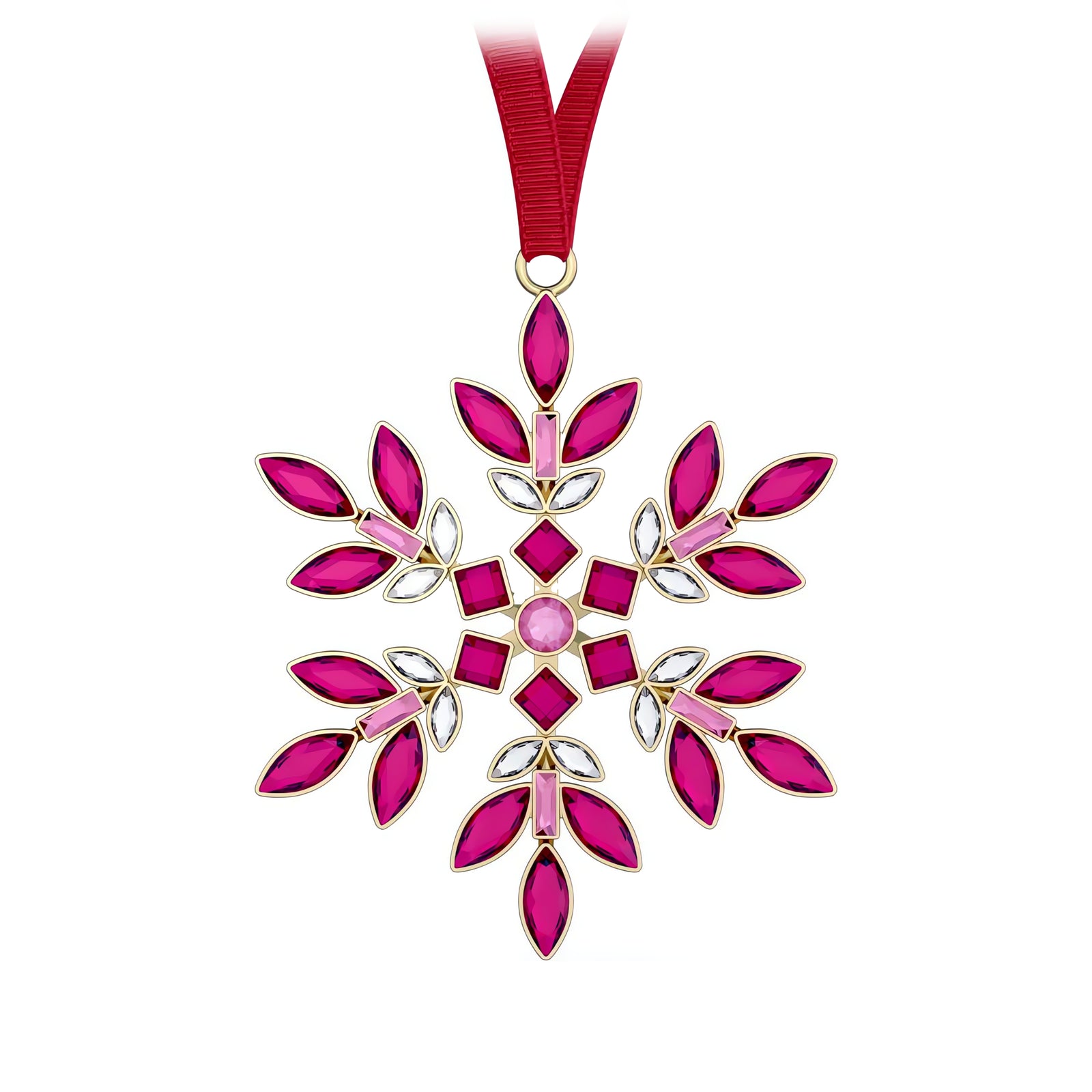 Red Gema Holiday Ornament by Swarovski