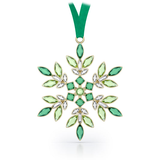 Green Gema Holiday Ornament by Swarovski