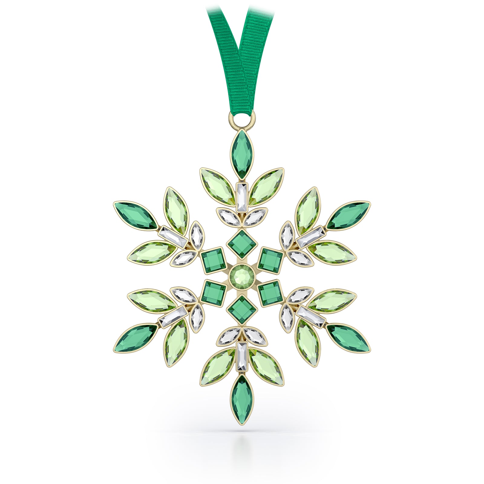 Green Gema Holiday Ornament by Swarovski
