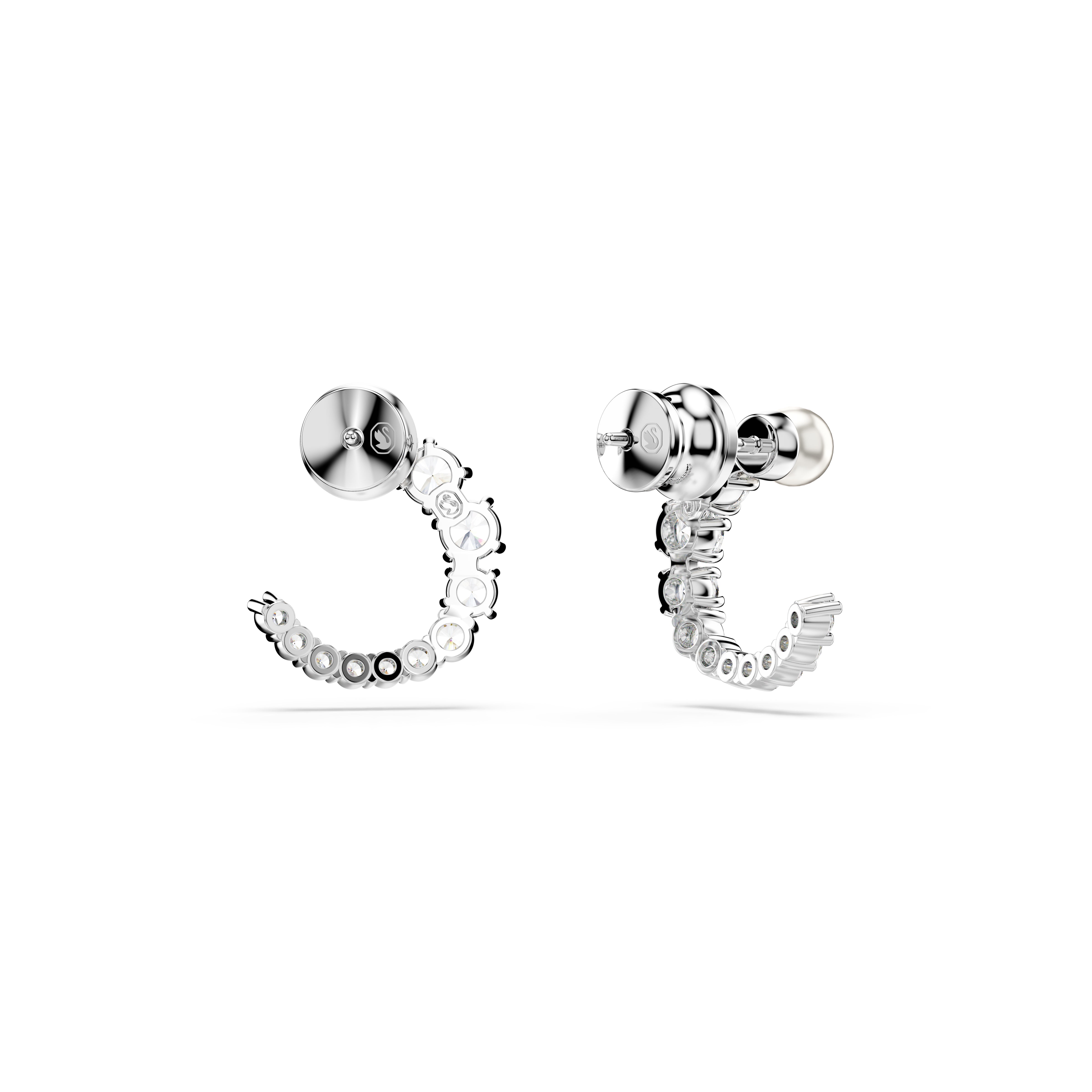 Matrix Hoop Earrings by Swarovski