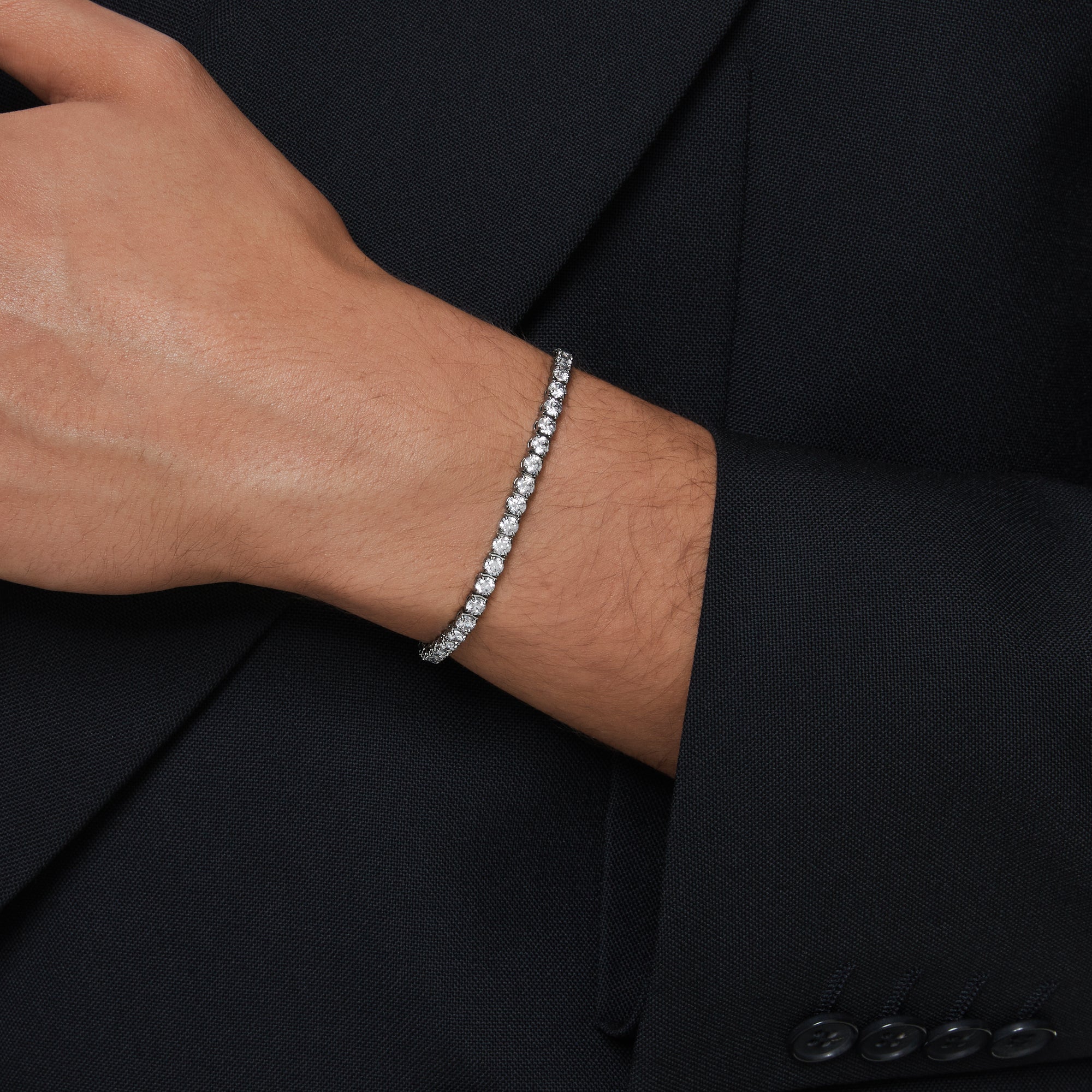 Large Matrix Tennis Bracelet by Swarovski