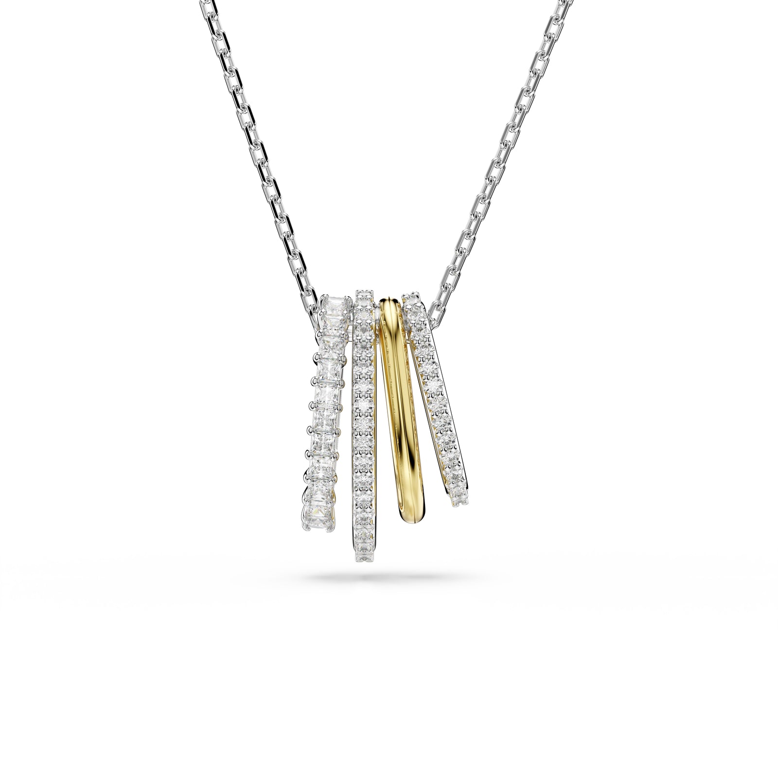 Two-Tone Hyperbola Pendant Necklaceby Swarovski