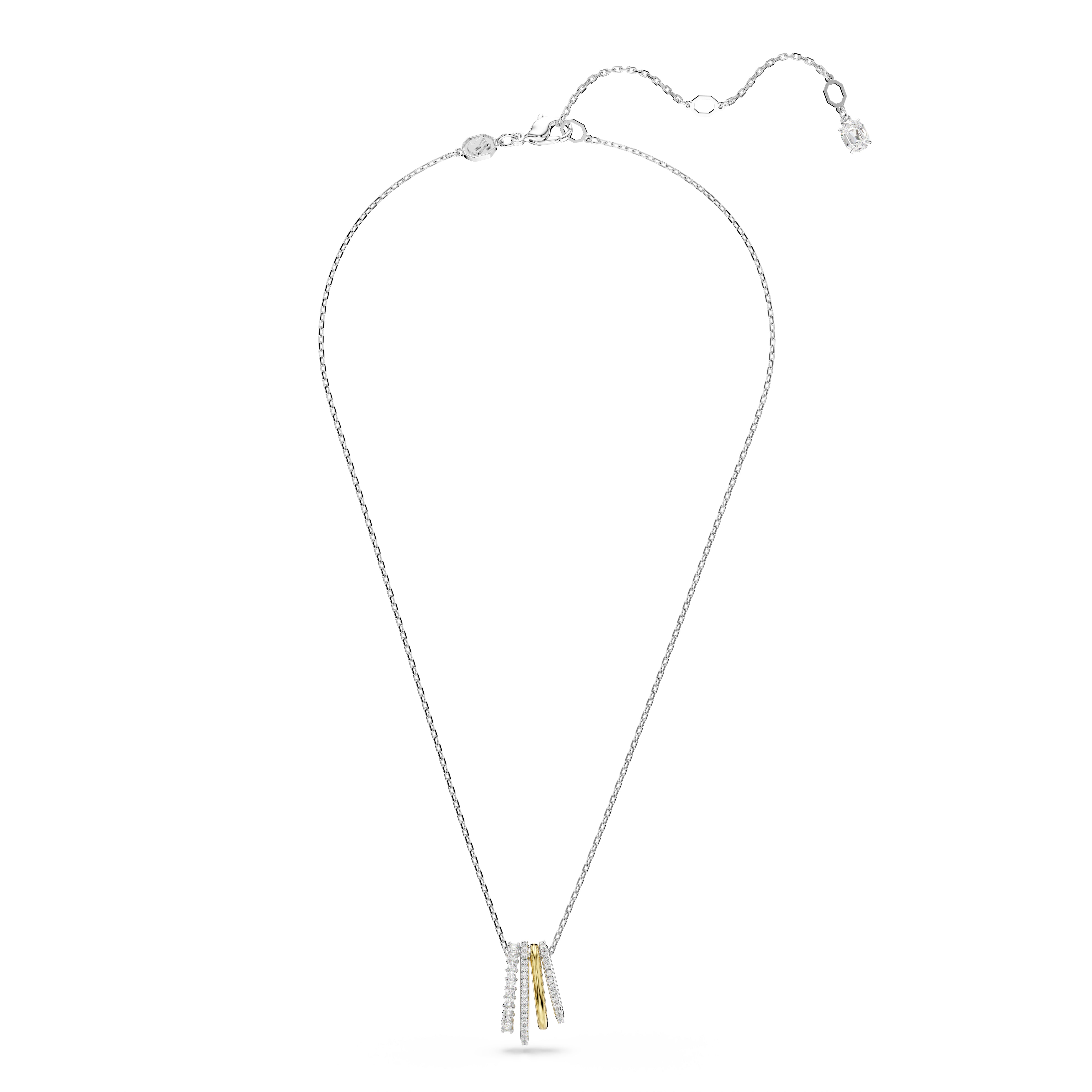Two-Tone Hyperbola Pendant Necklaceby Swarovski
