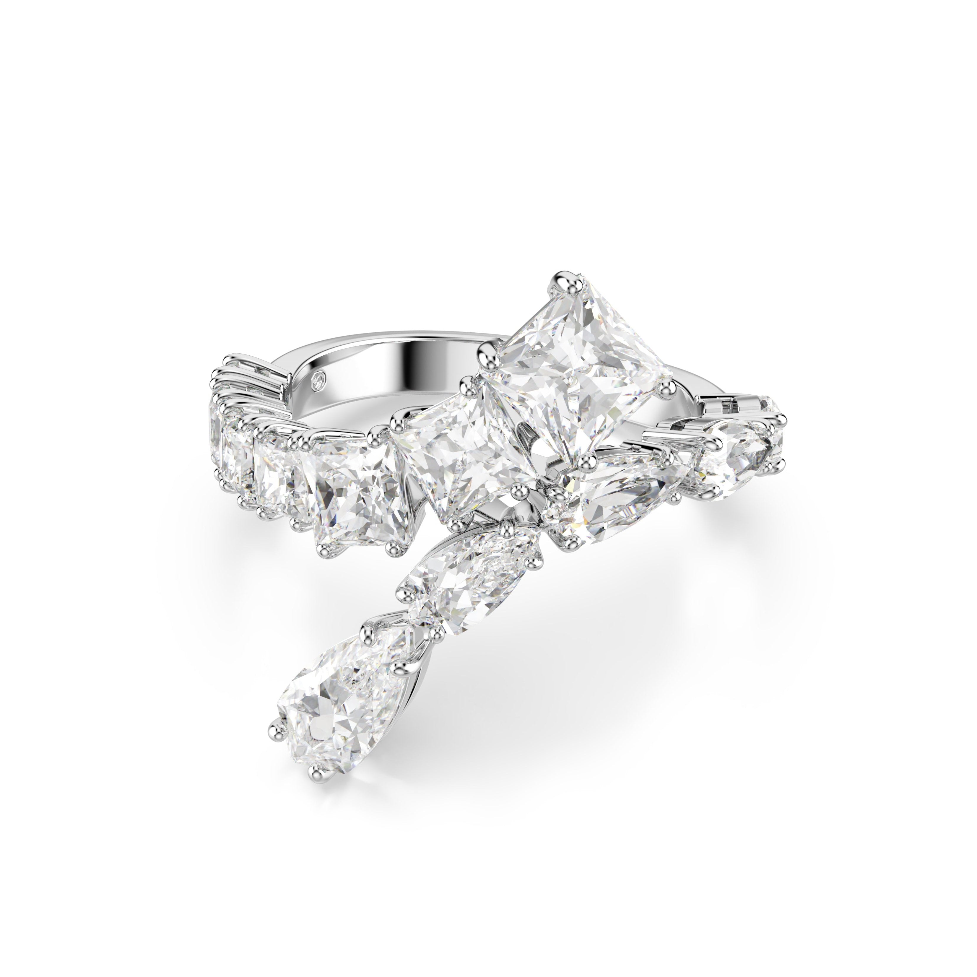 Swarovski Matrixリング ホワイト White Matrix Ring by Swarovski available at Talisman Collection