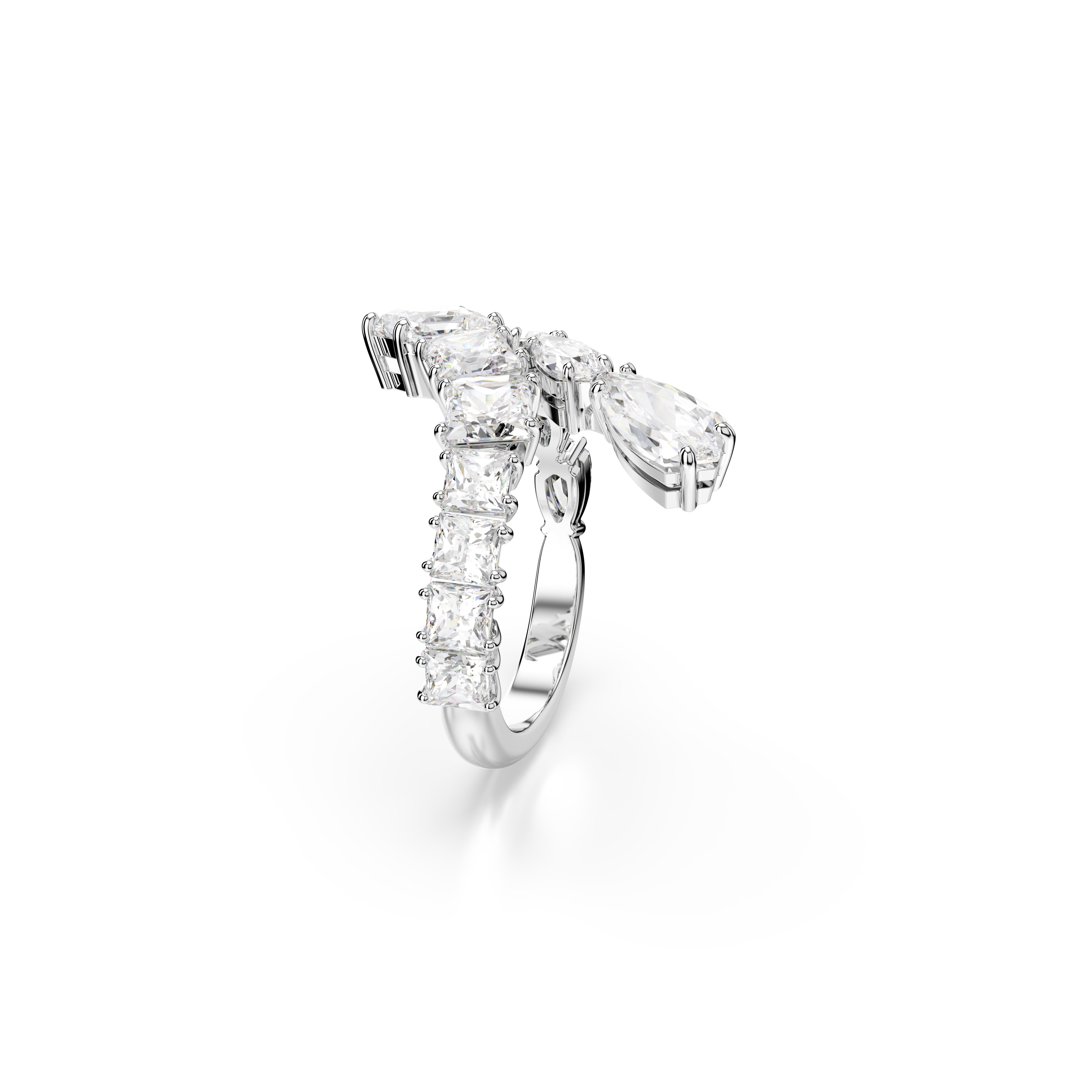 White Matrix Ring by Swarovski
