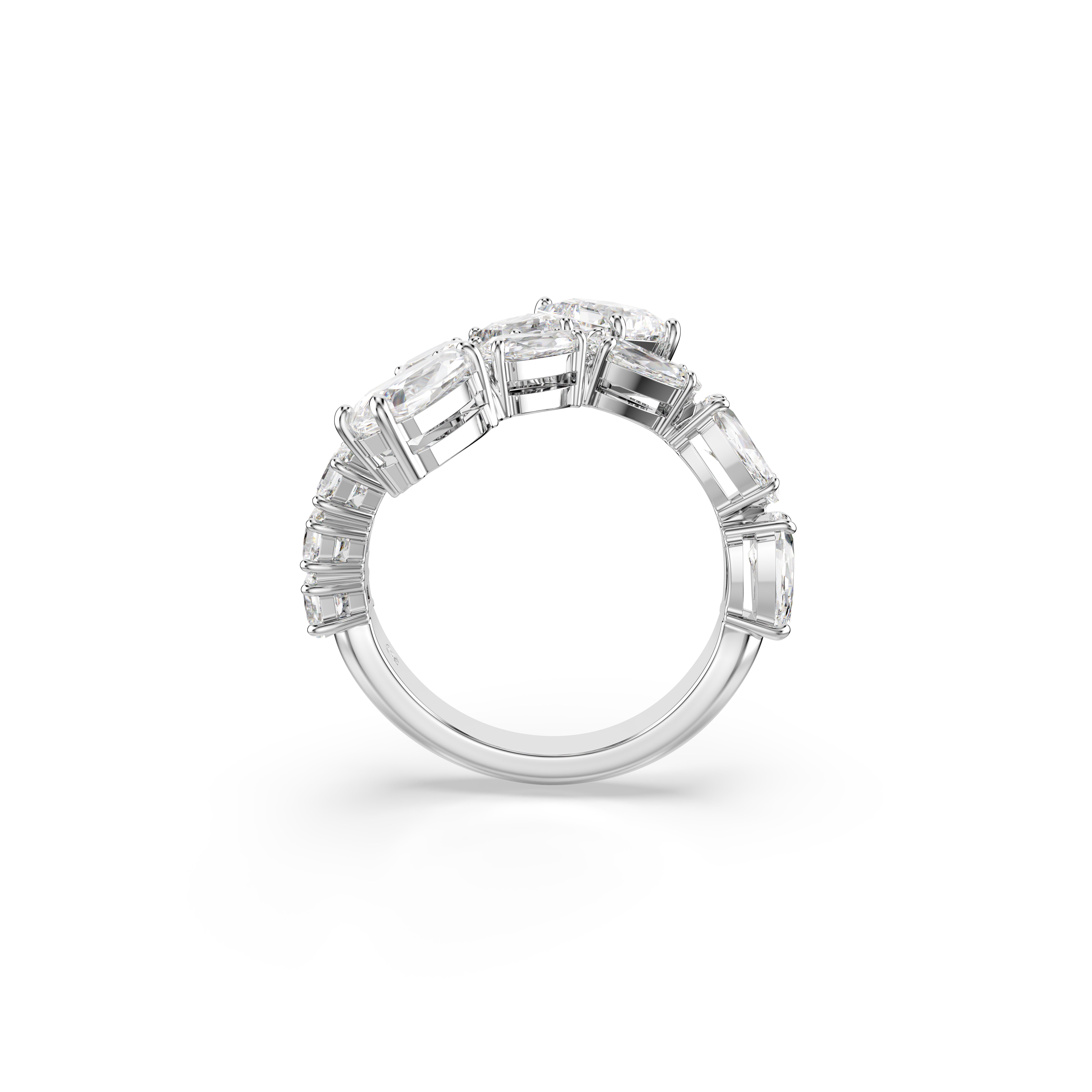 White Matrix Ring by Swarovski