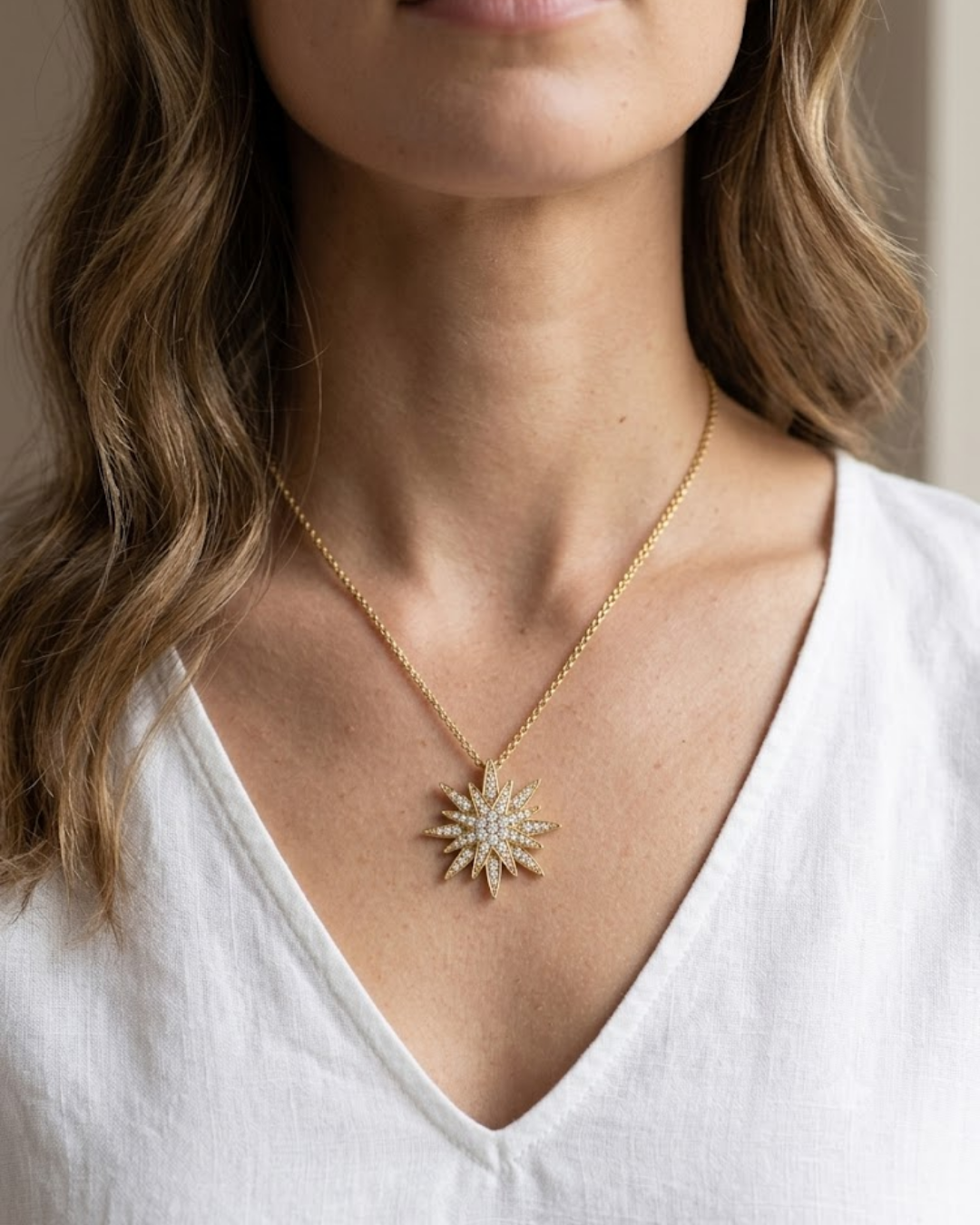 North Star Necklace by Lisa Nik
