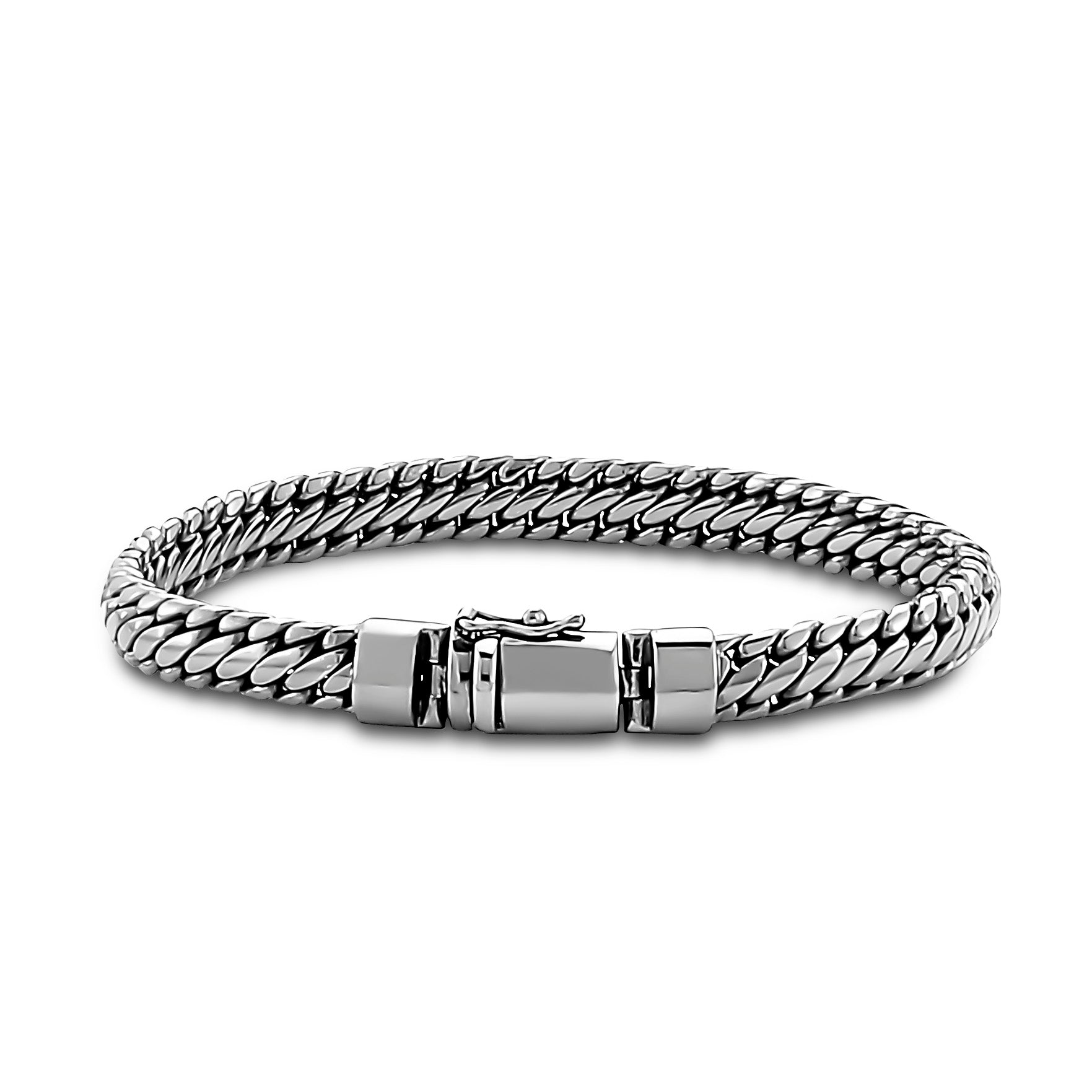 Black Rhodium Men's Bracelet available at Talisman Collection Fine Jewelers in El Dorado Hills, CA and online. Specs: Black rhodium men’s bracelet crafted in Sterling Silver.