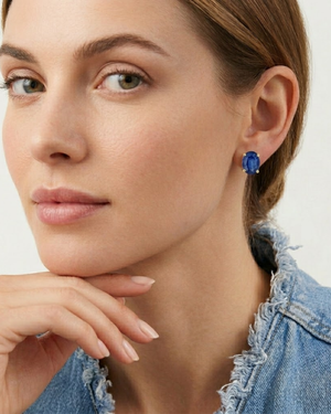 LALI Sapphire Birthstone Stud Earrings