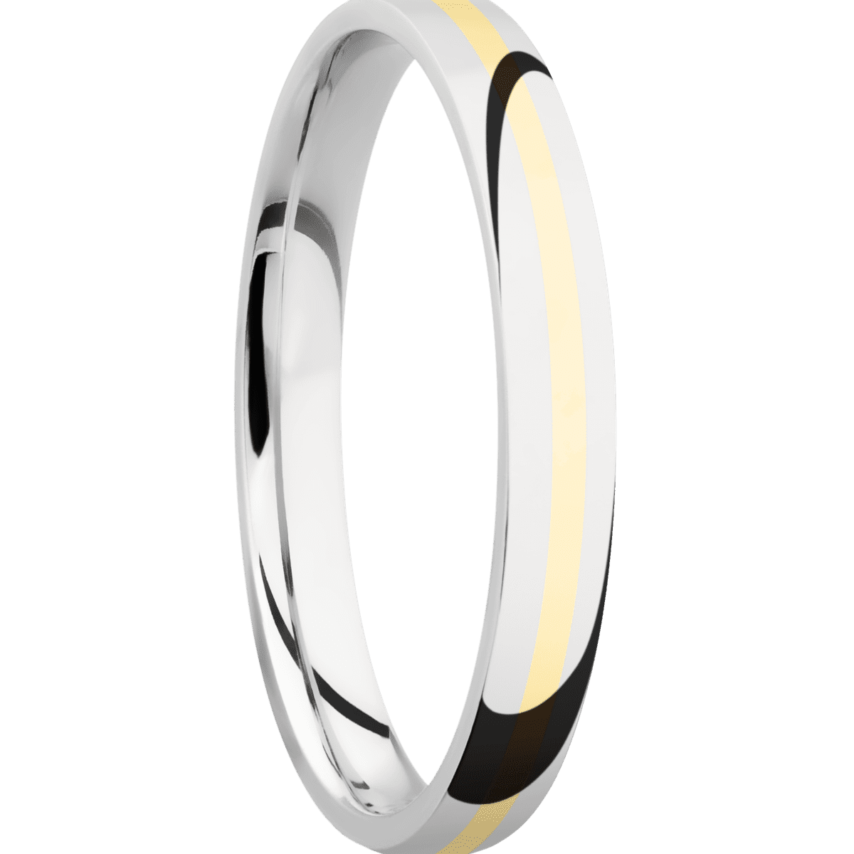 14K White Gold + Polish Finish