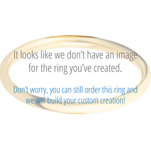 14K Yellow Gold + Satin Finish