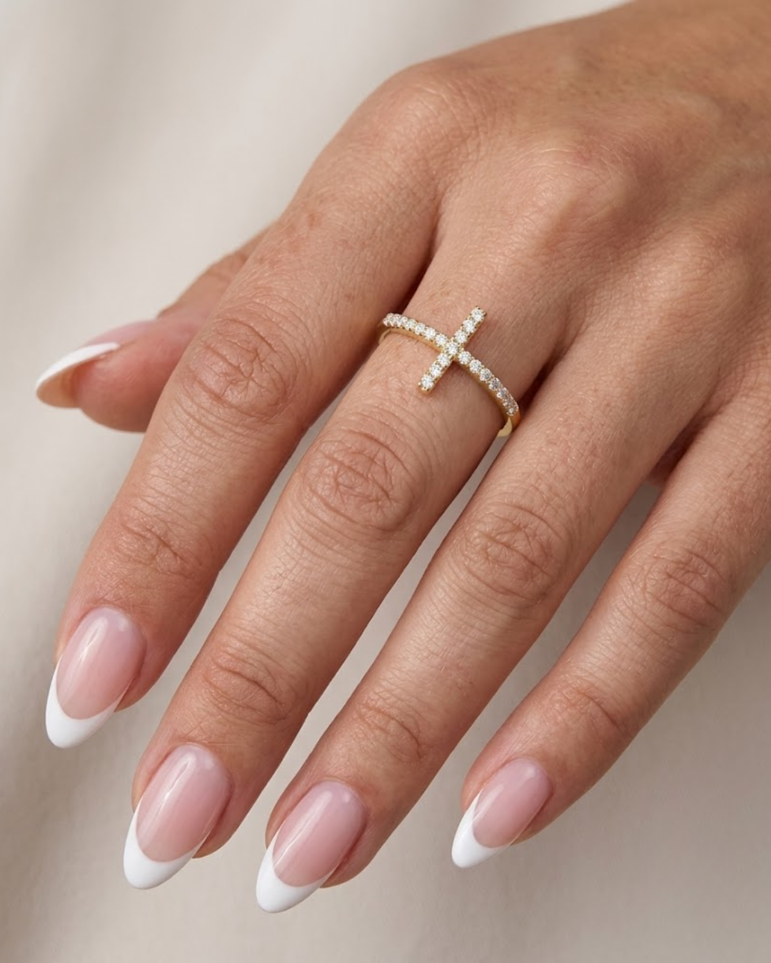 LALI Diamond Cross Ring