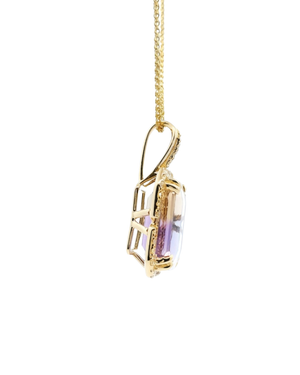LALI Ametrine & Diamond Pendant Necklace