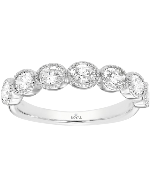 Royal Diamond Wedding Band