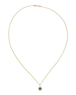 LALI Emerald & Diamond Pendant Necklace