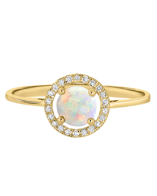 LALI Australian Opal & Diamond Ring