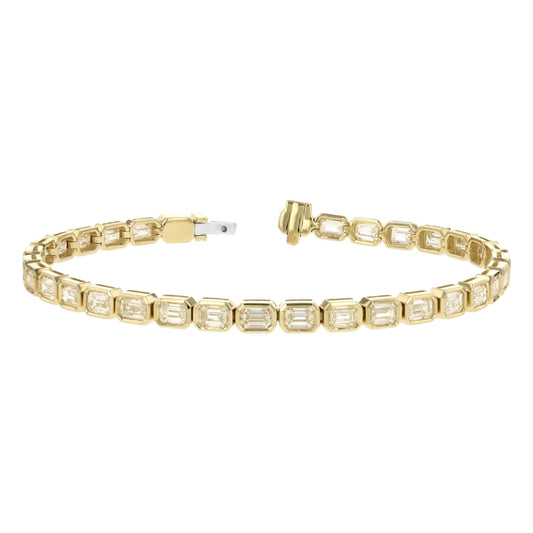 Emerald Cut Diamond Bracelet