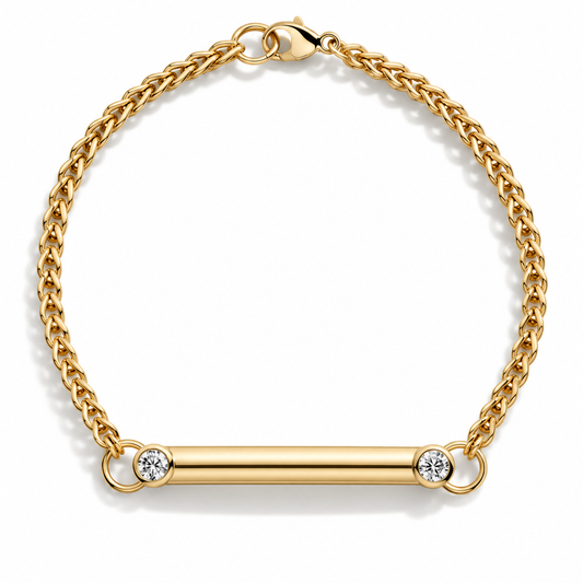 Blank Slate Bracelet by Mined + Found