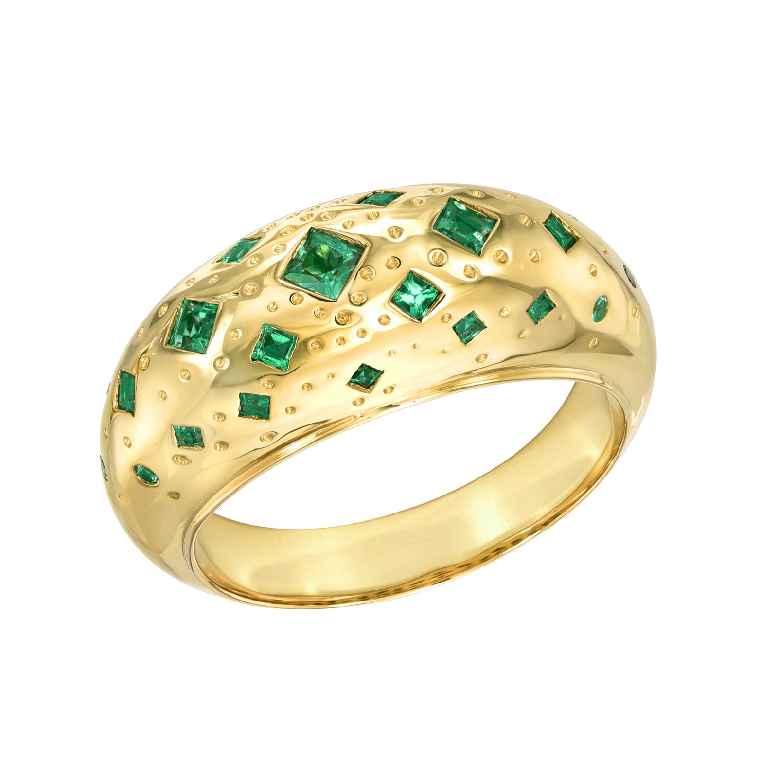 Emerald Chaos Ring by Meredith Young