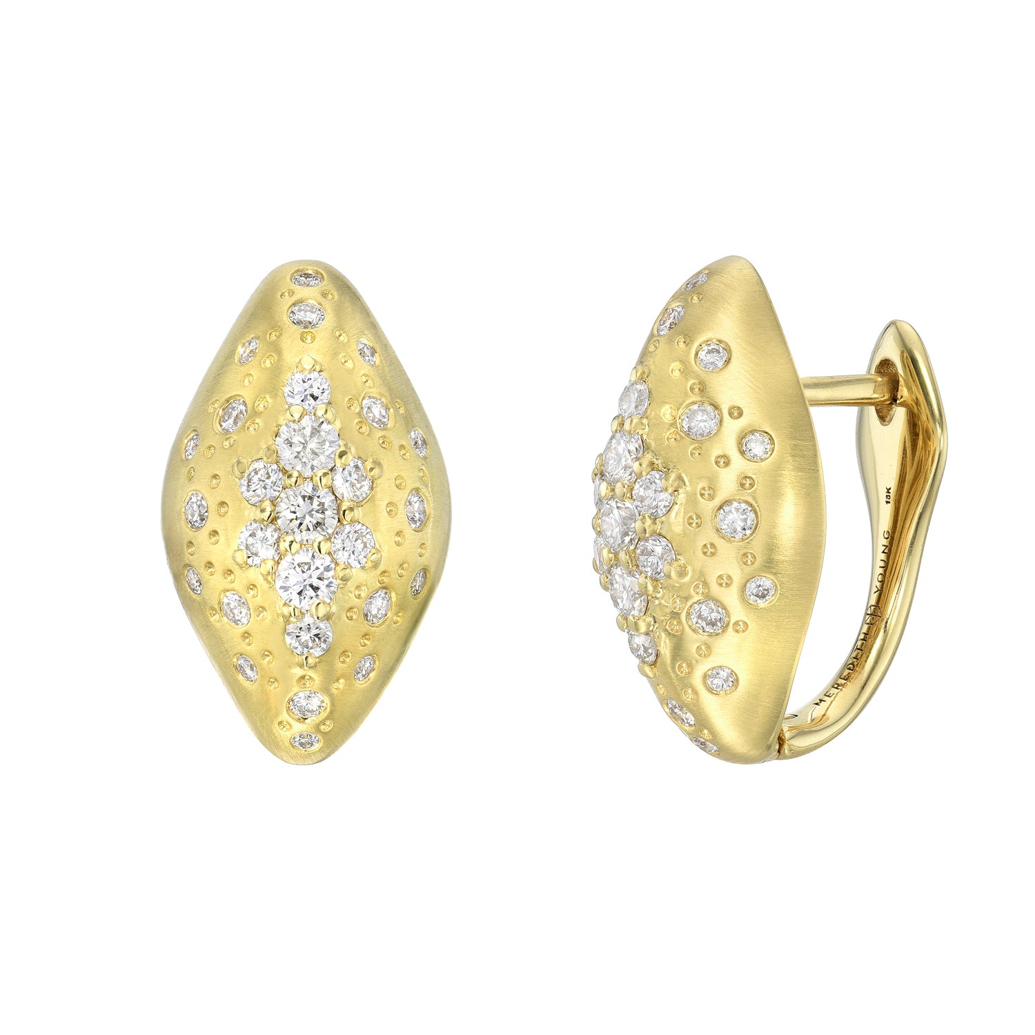 Diamond Huggie by Meredith Young available at Talisman Collection Fine Jewelers in El Dorado Hills, CA and online