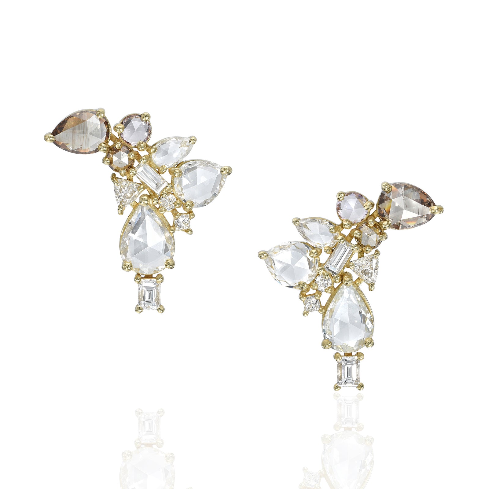 Nude Diamond Sapphire Climbers by Meredith Young available at Talisman Collection Fine Jewelers in El Dorado Hills, CA and online