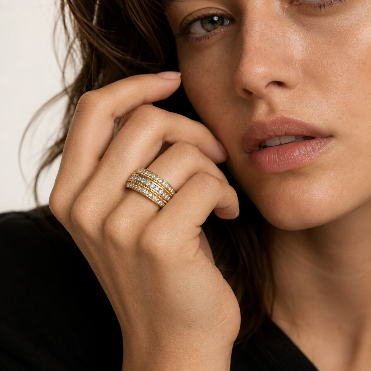 Channel Set Diamond Band by Penny Preville
